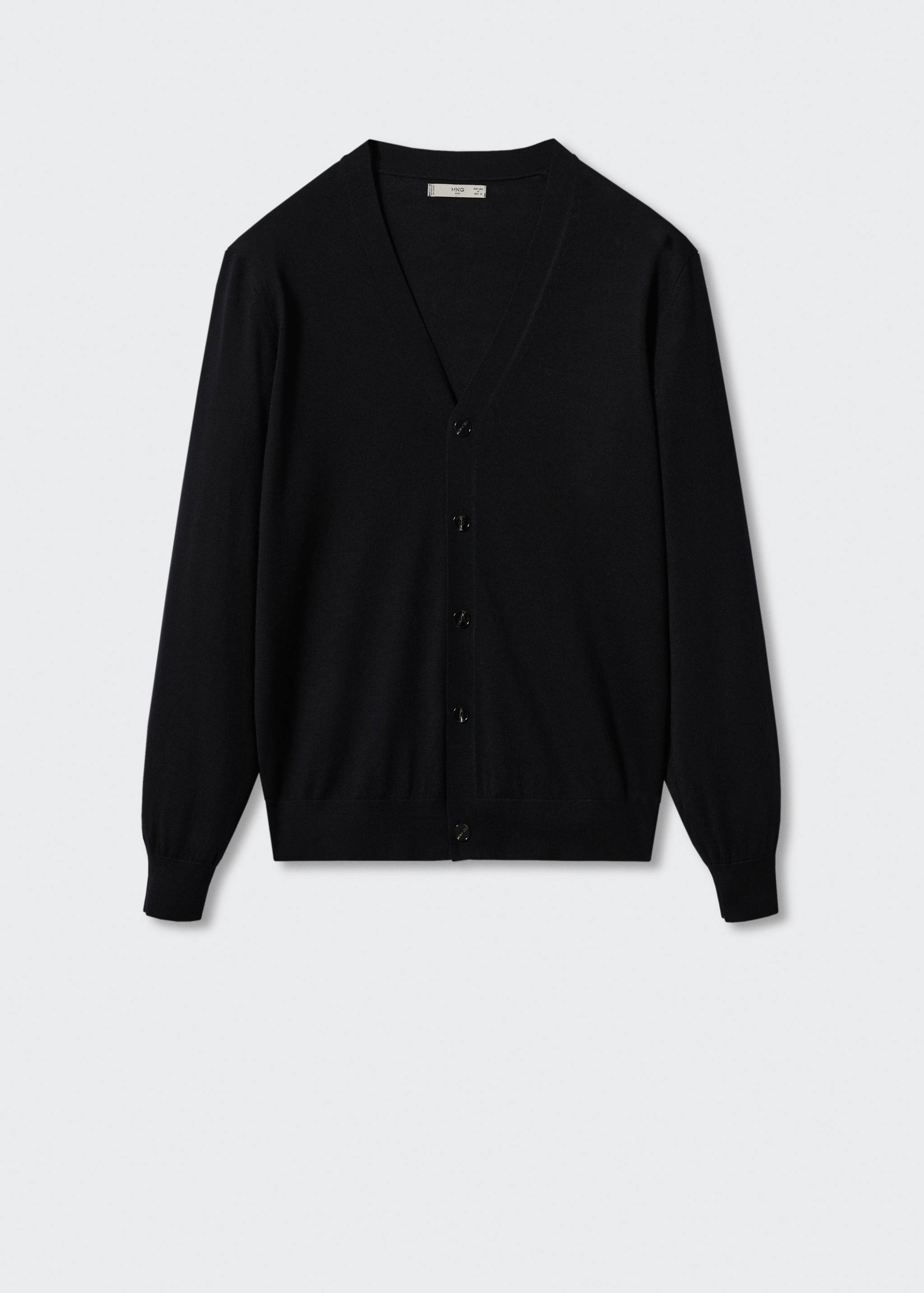 Kardigan z vlny merino - pratelný - Zboží bez modelu