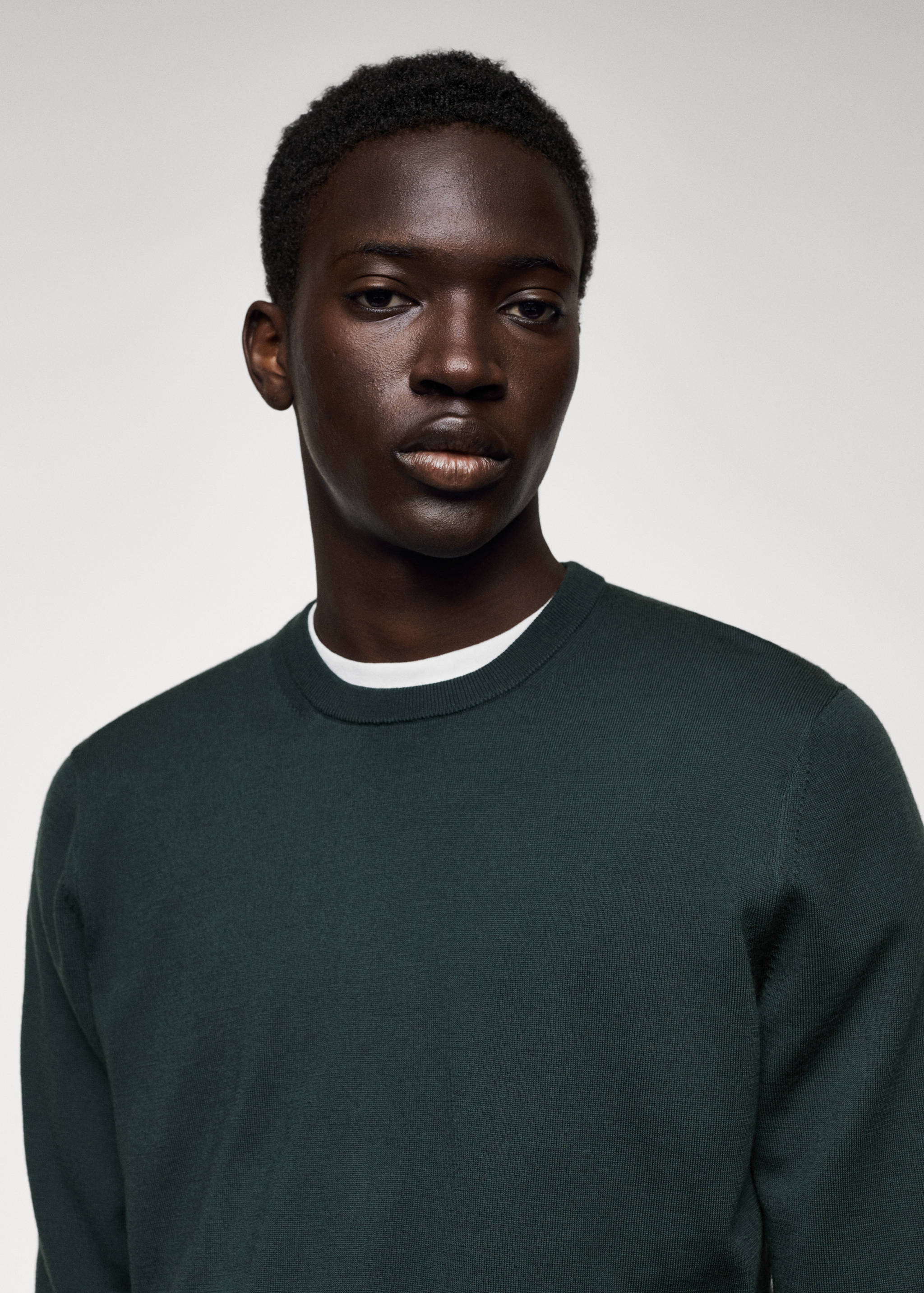 Merino wool washable sweater - Details of the article 1