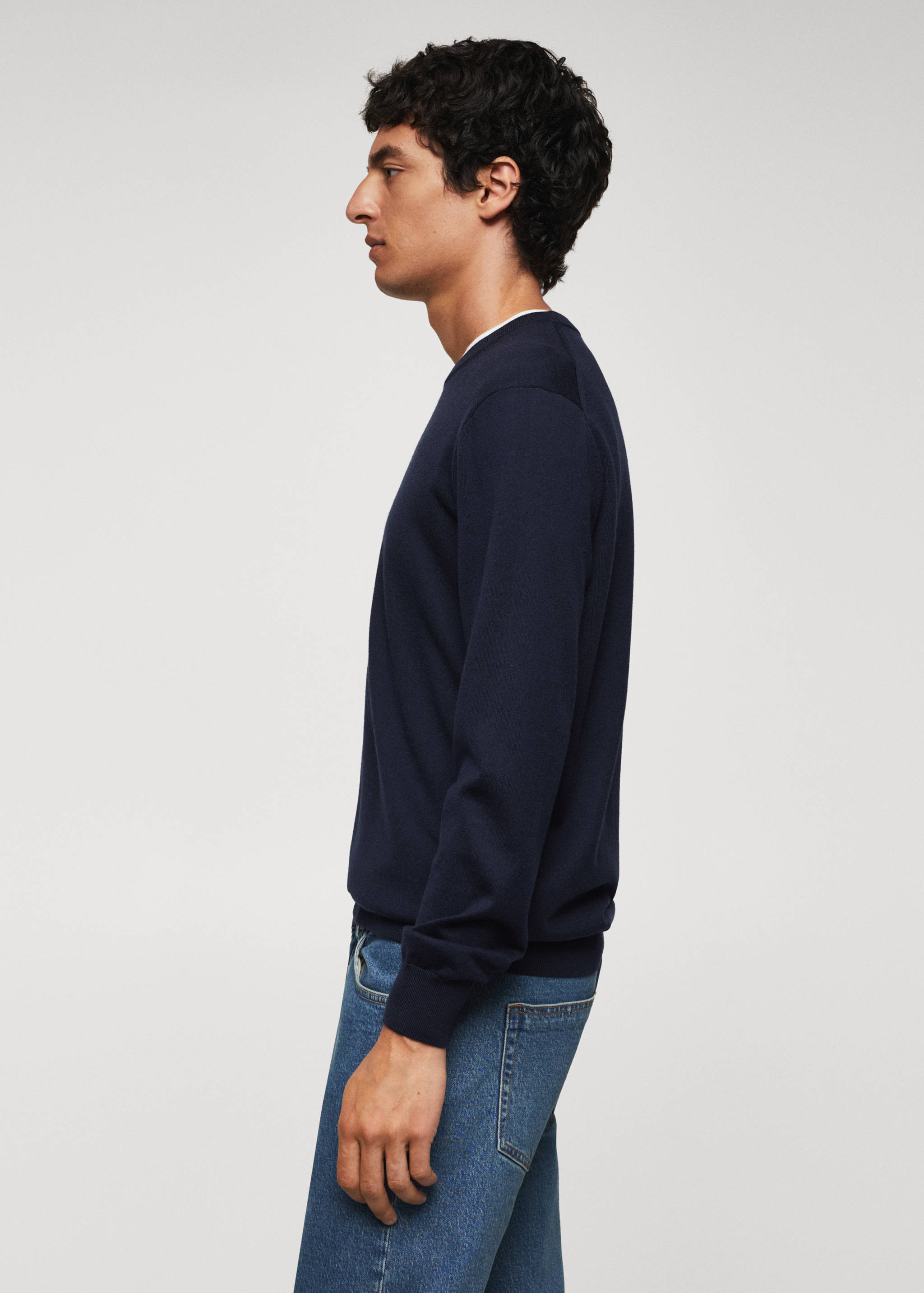 Merino wool washable sweater - Details of the article 1