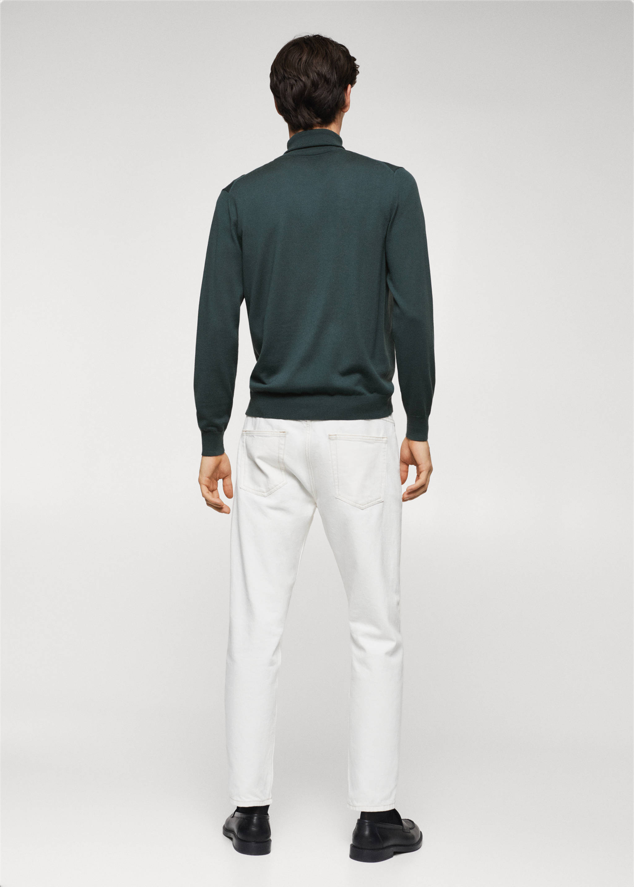 100% merino wool sweater - Reverse of the article