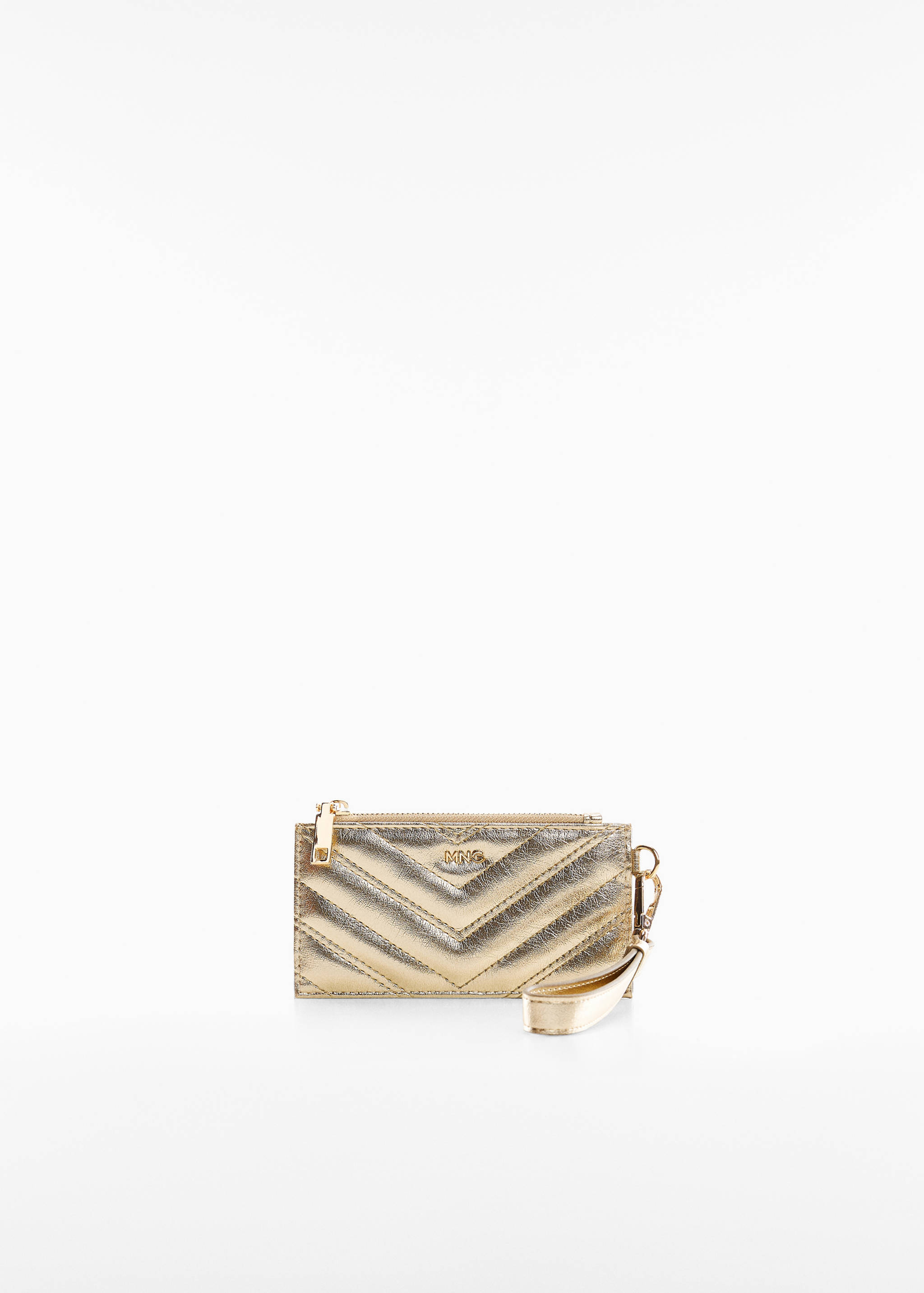 Metallisiertes Stepp-Kartenetui - Artikel ohne Model