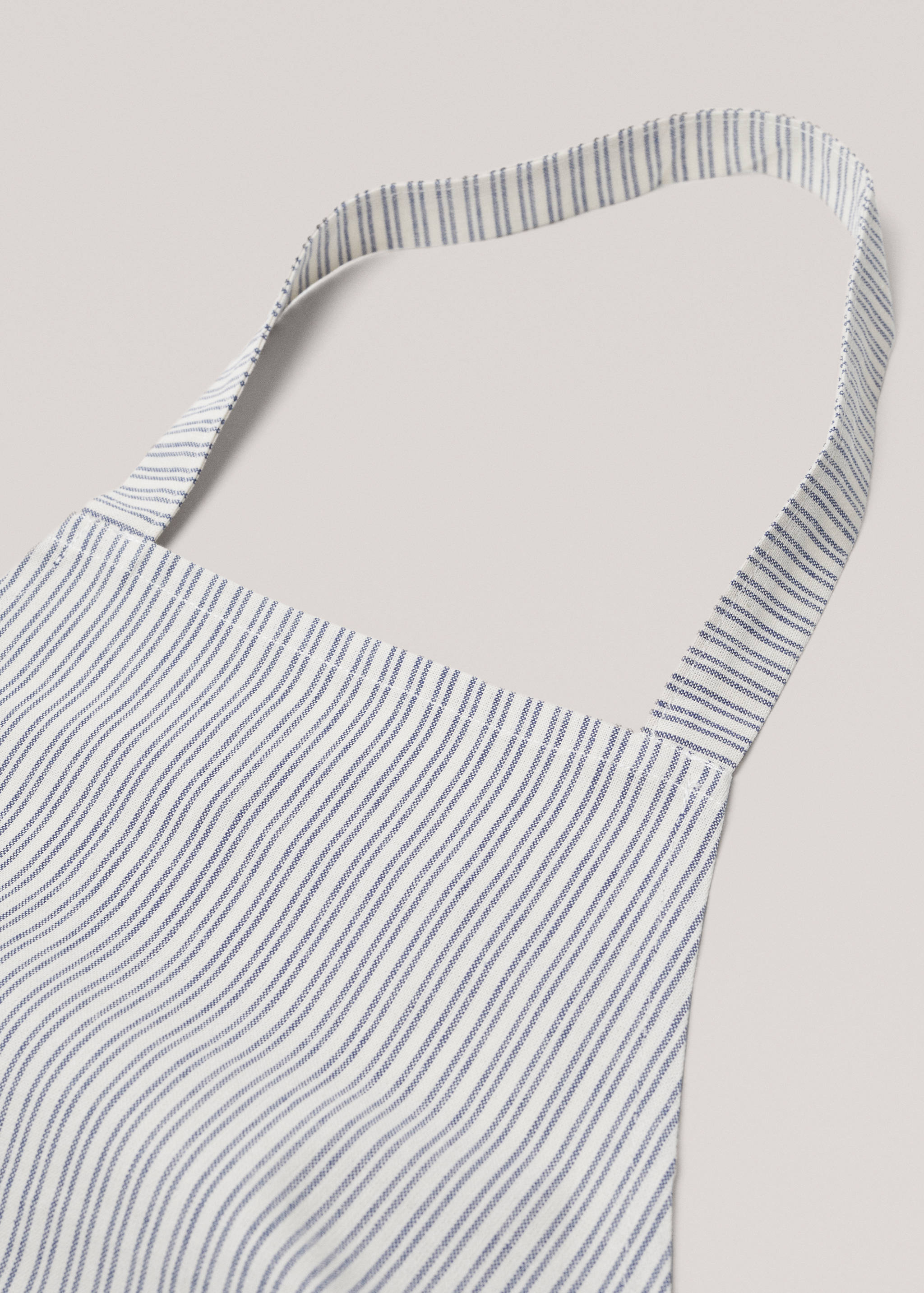 Striped cotton apron - Details of the article 1