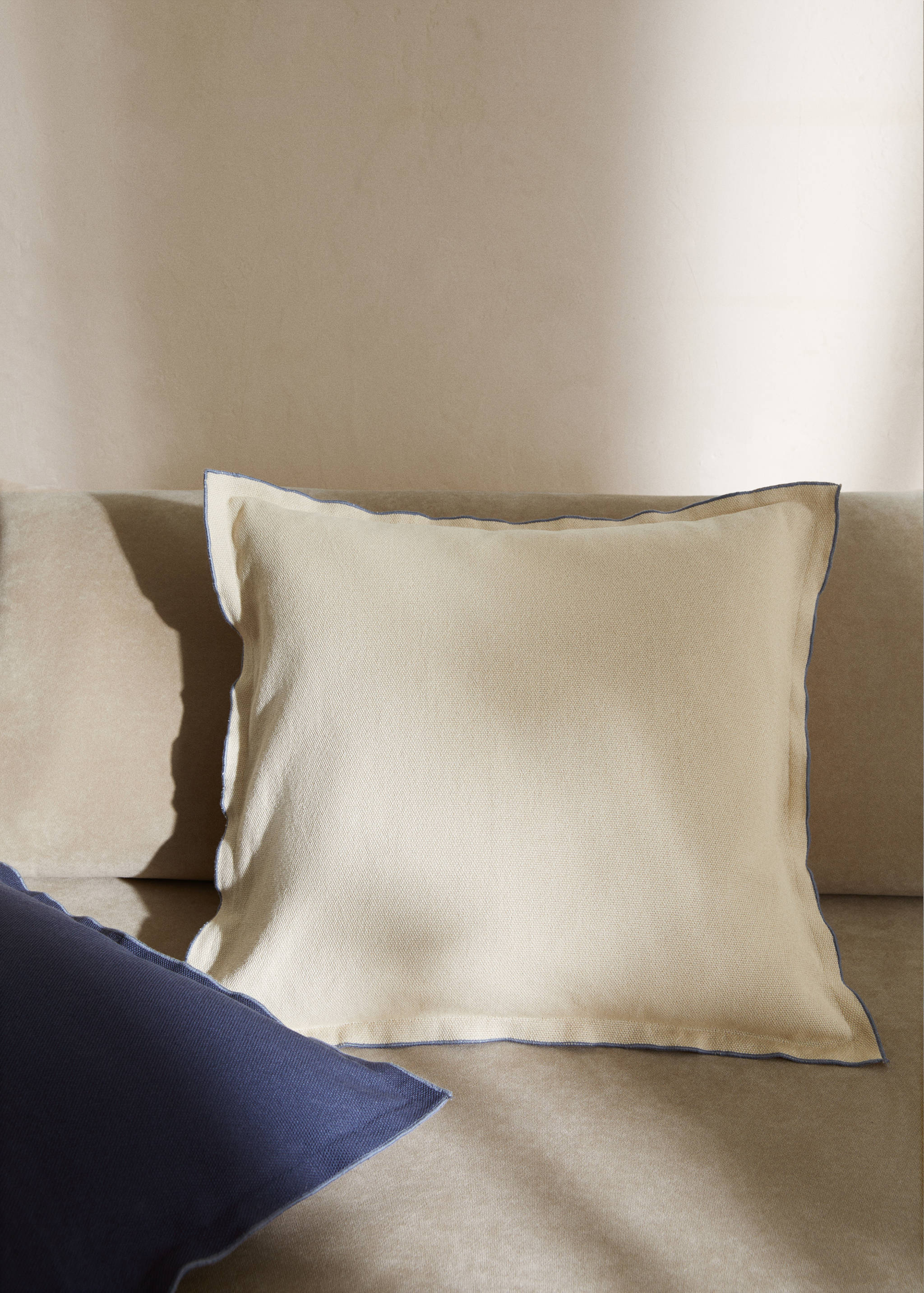 Housse de coussin 100% coton 50x50cm - Plan général