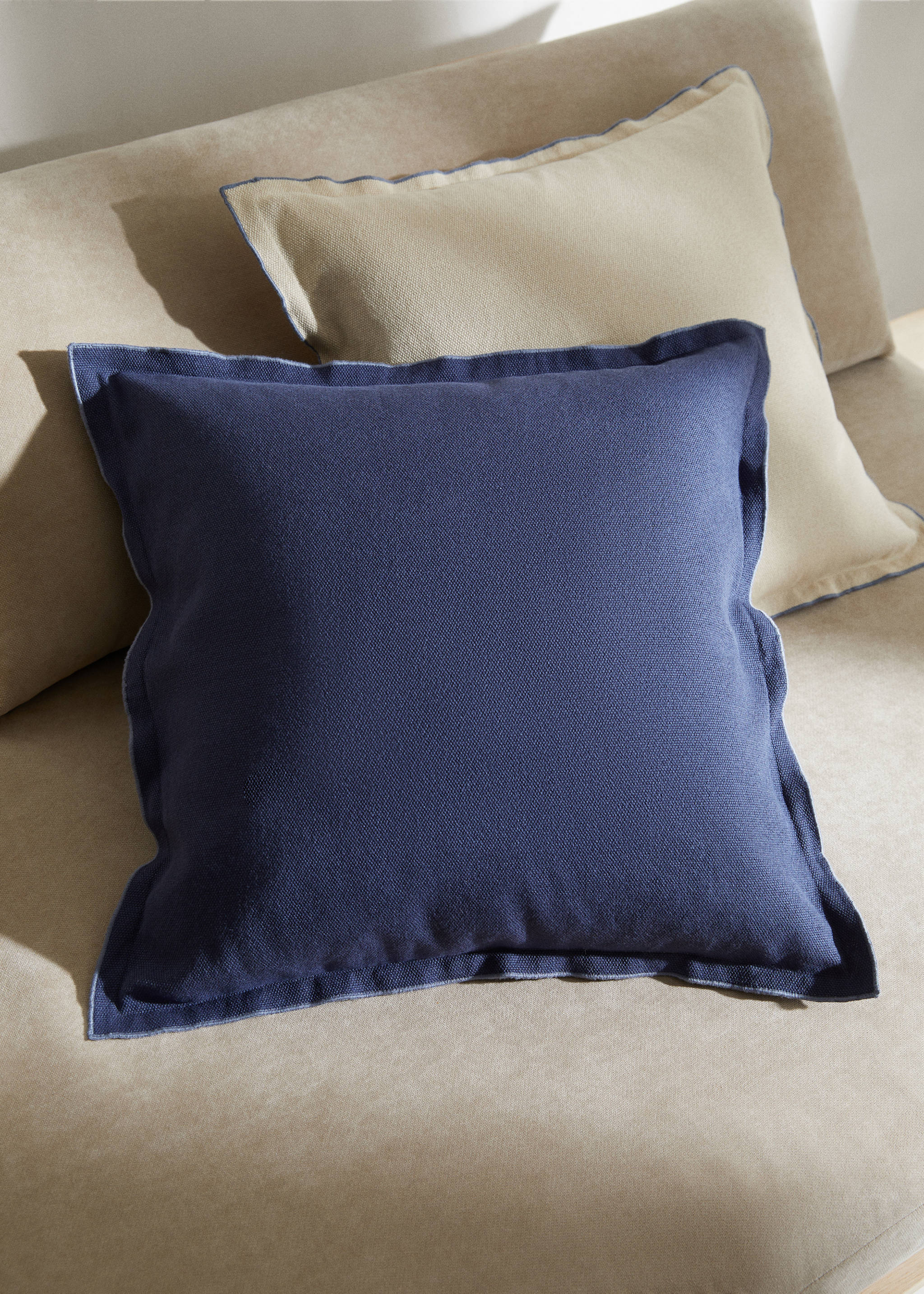 Housse de coussin 100% coton 50x50cm - Plan général