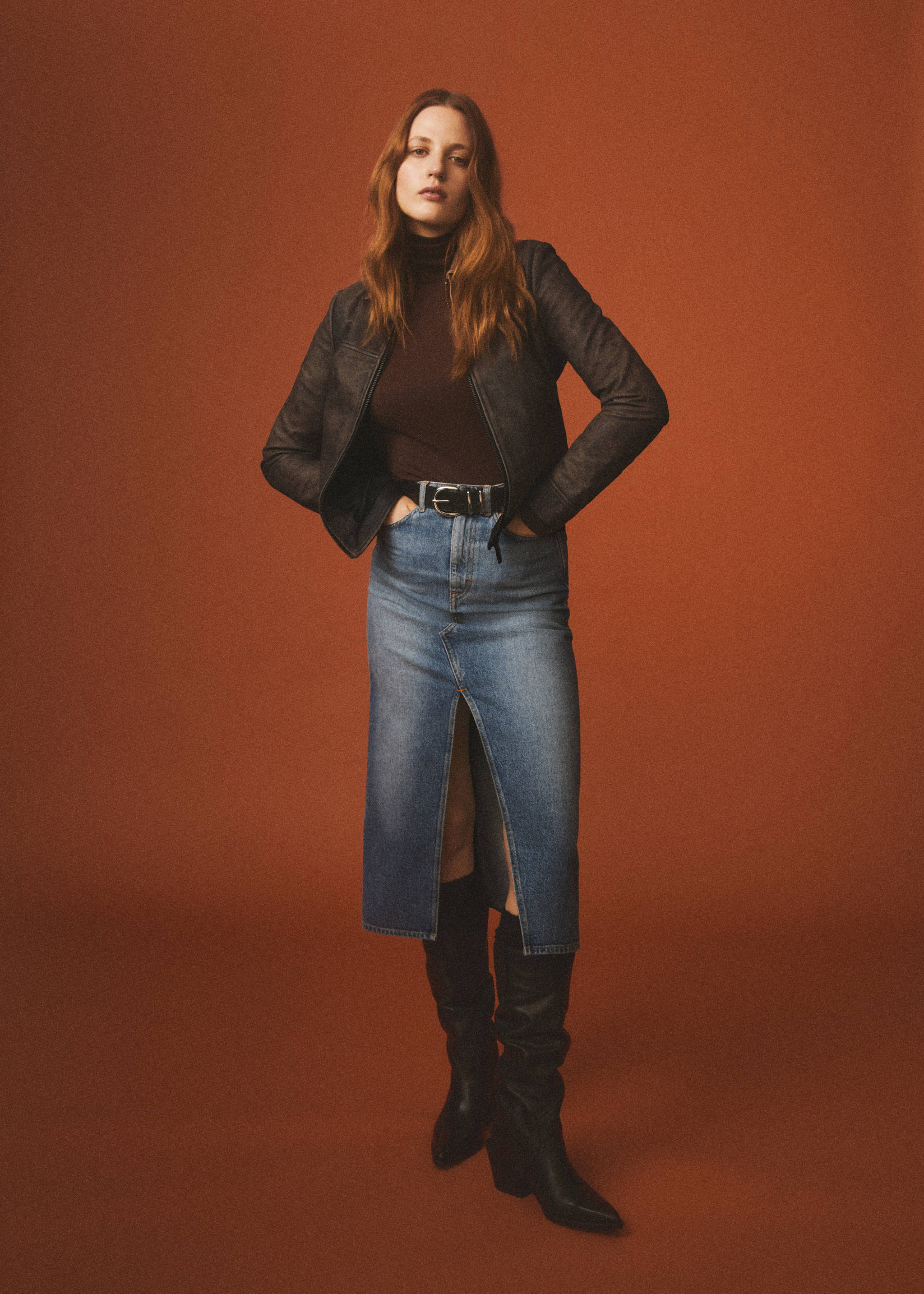 Bota pell cowboy - Pla general