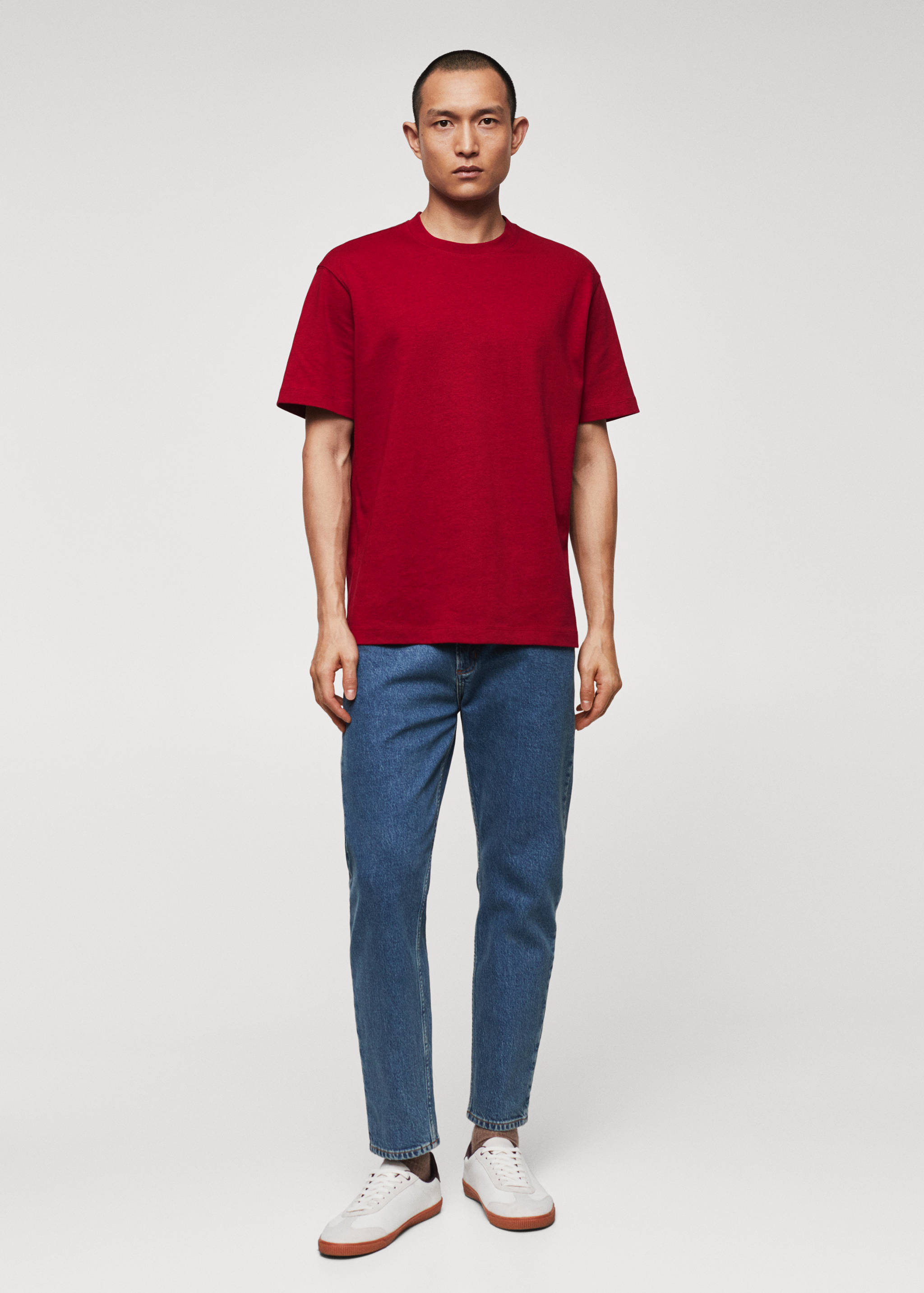 Samarreta cotó relaxed fit - Pla general