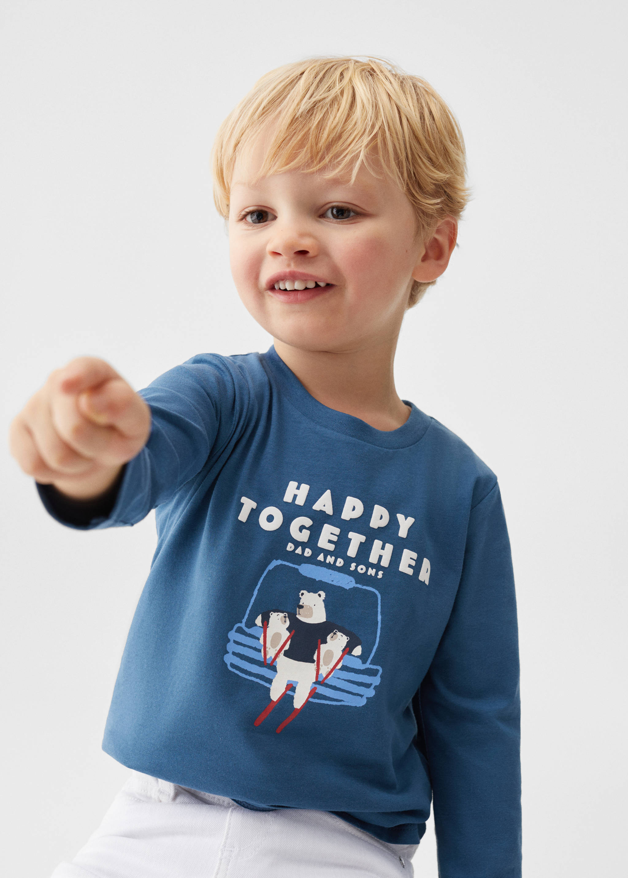 T-shirt coton manches longues - Détail de l'article 2