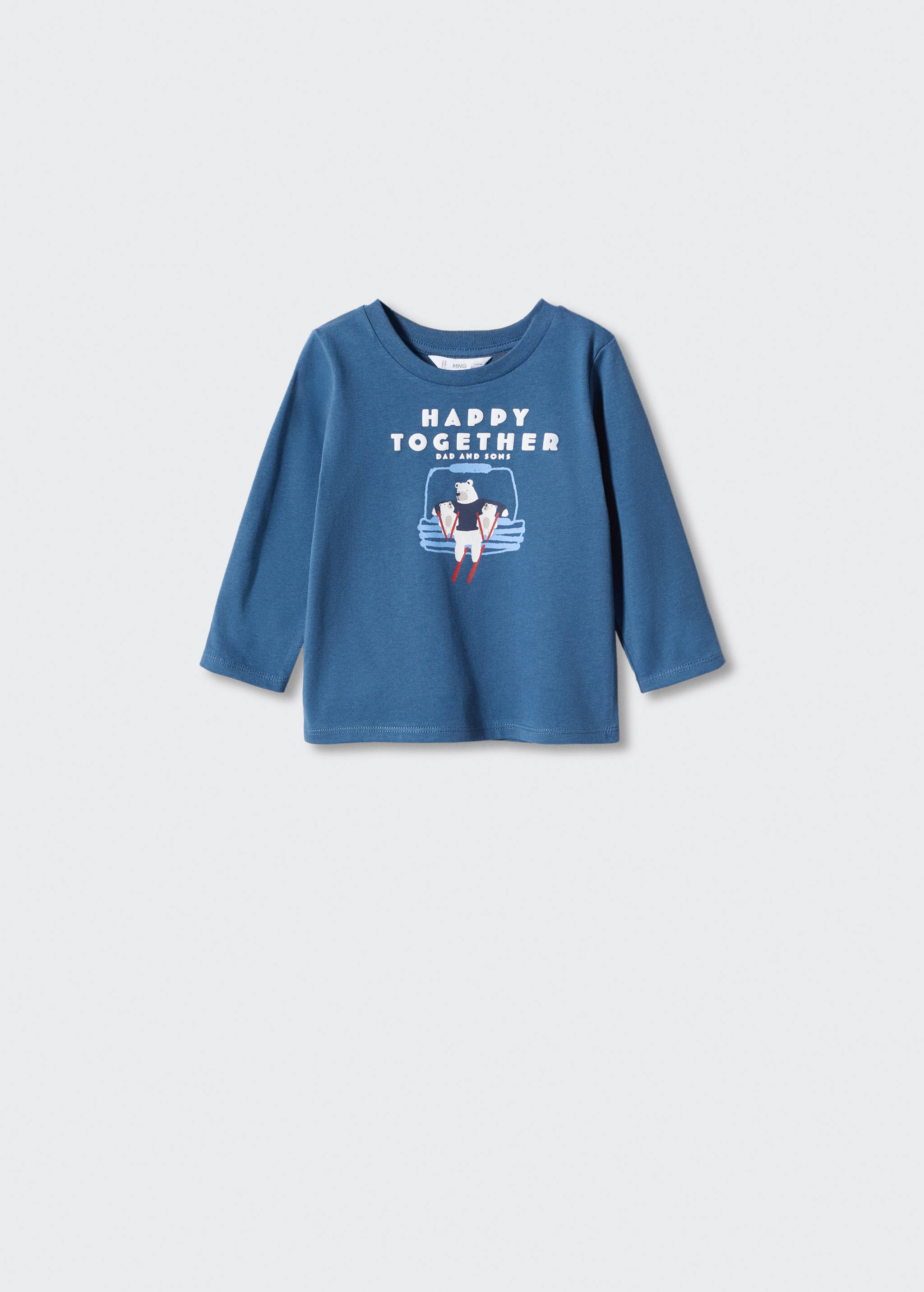 T-shirt coton manches longues - Article sans modèle