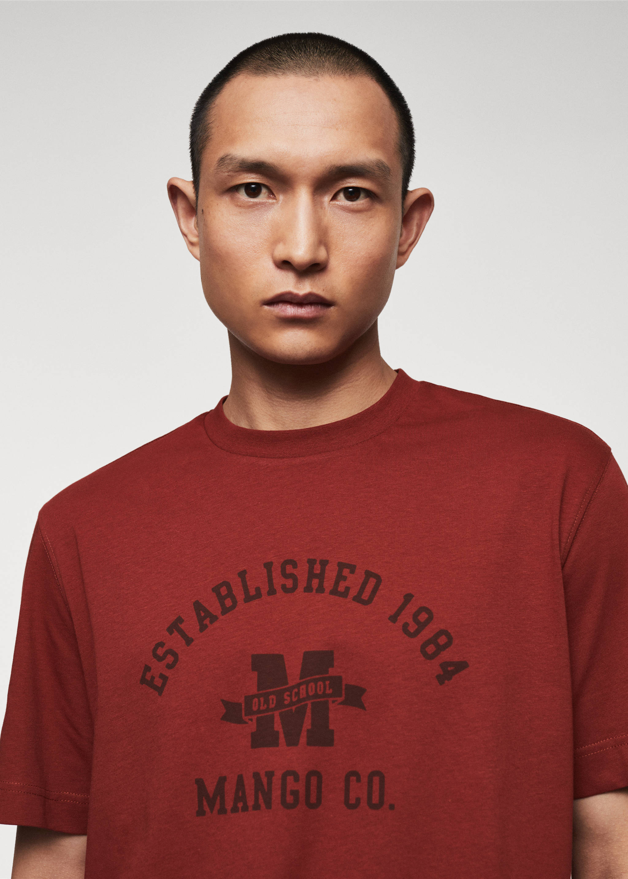 Cotton varsity t-shirt - Details of the article 1