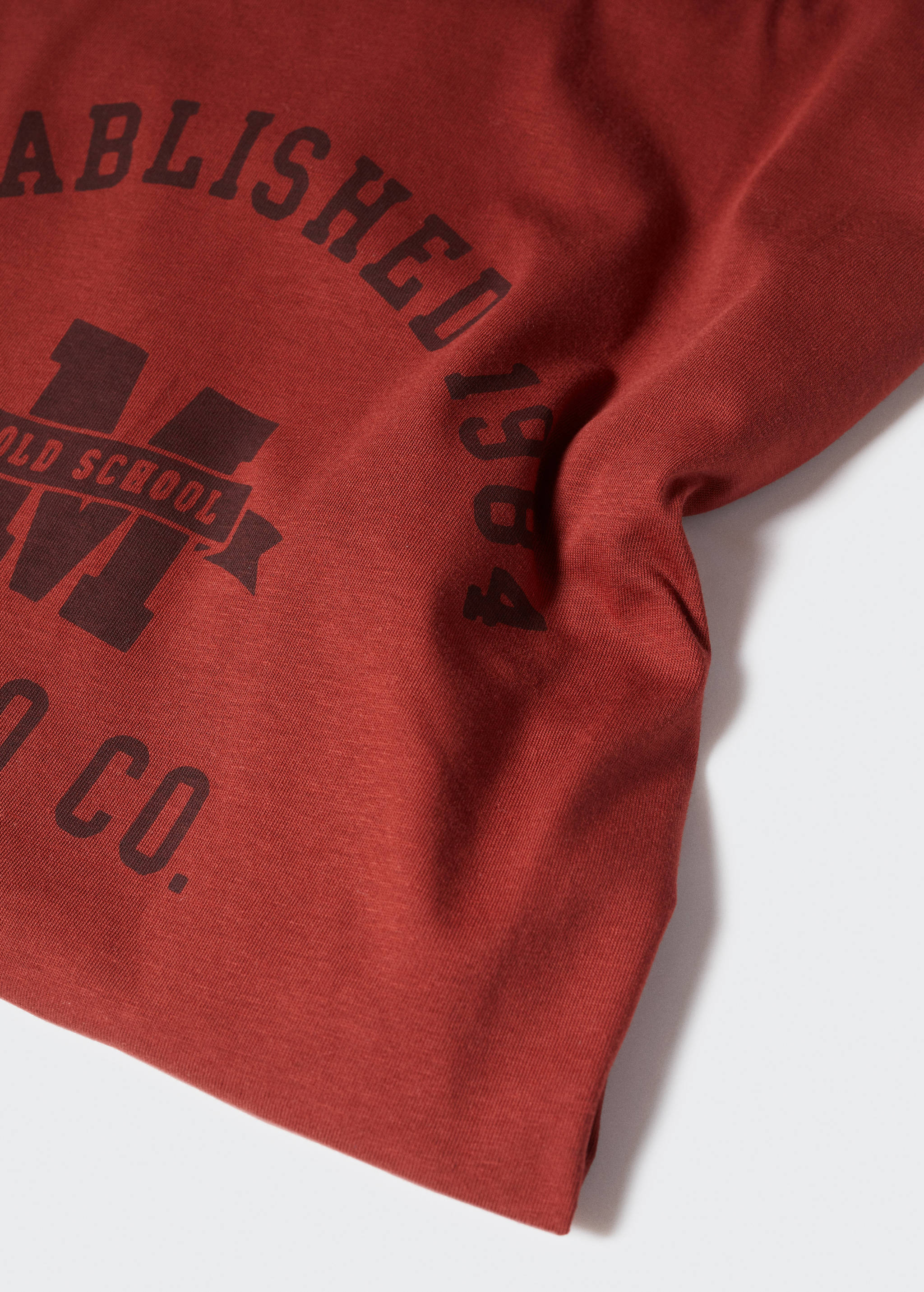 Cotton varsity t-shirt - Details of the article 8