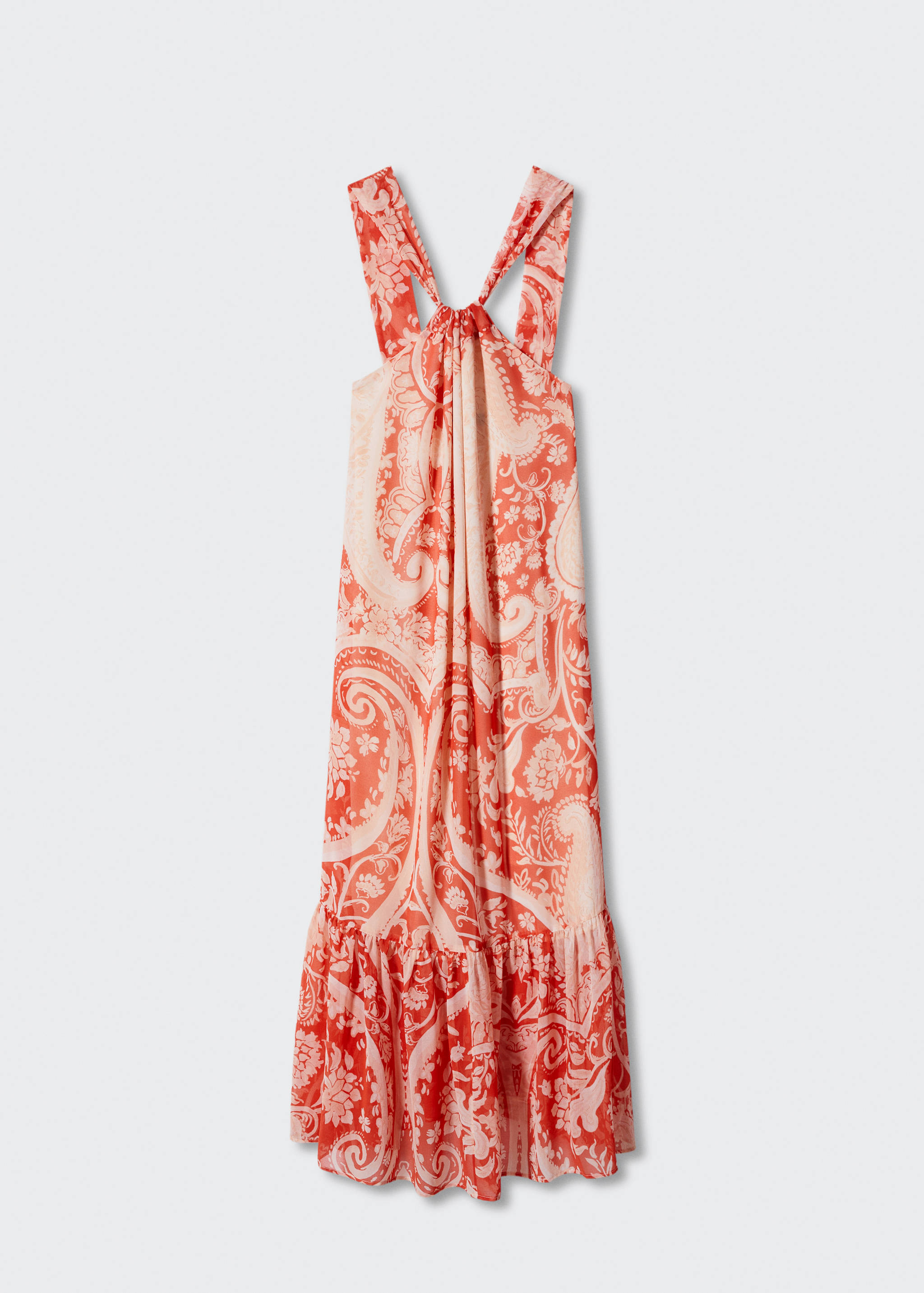 Open back printed dress - Article without model