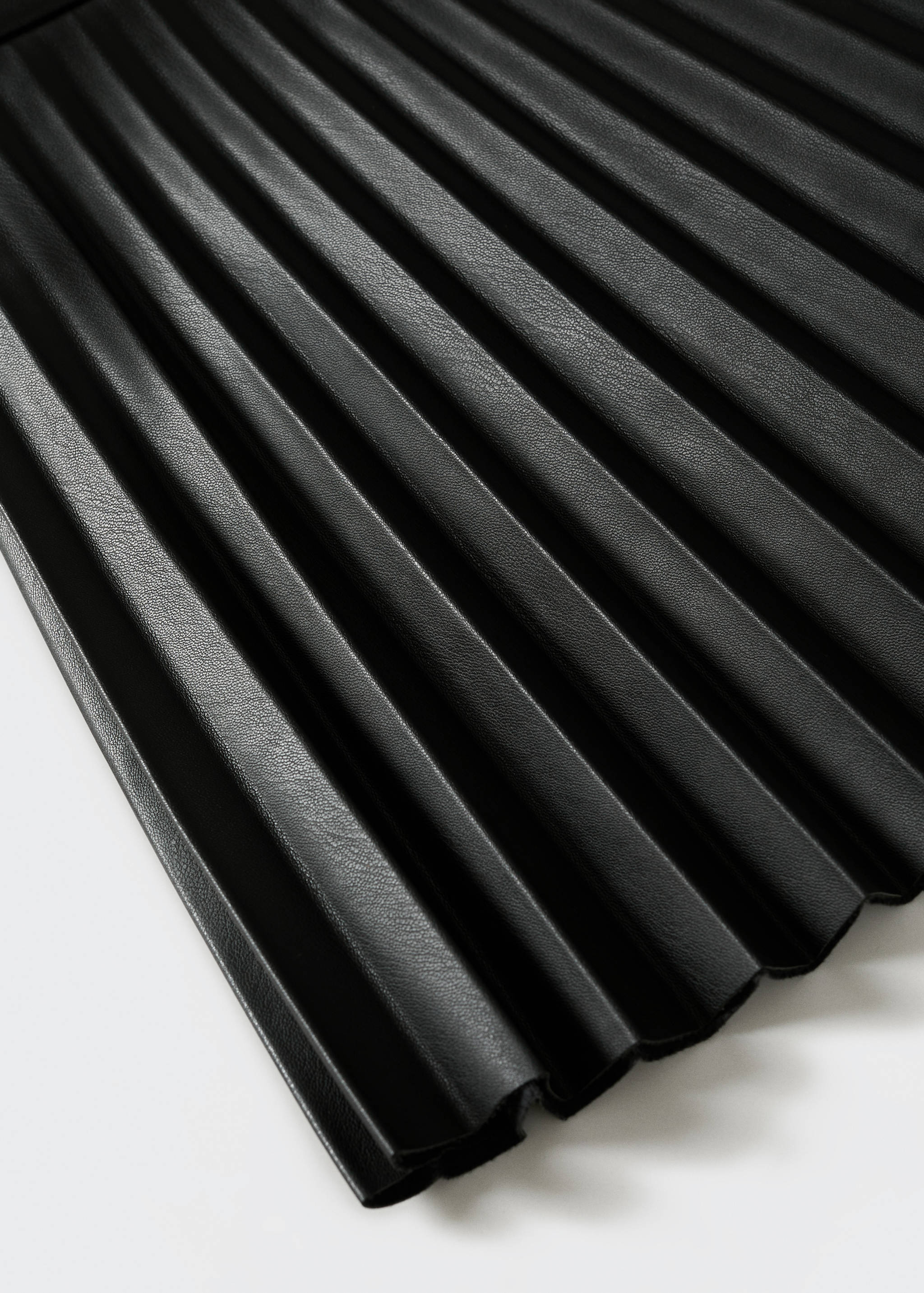 Plissee-Rock mit Leder-Effekt - Detail des Artikels 8