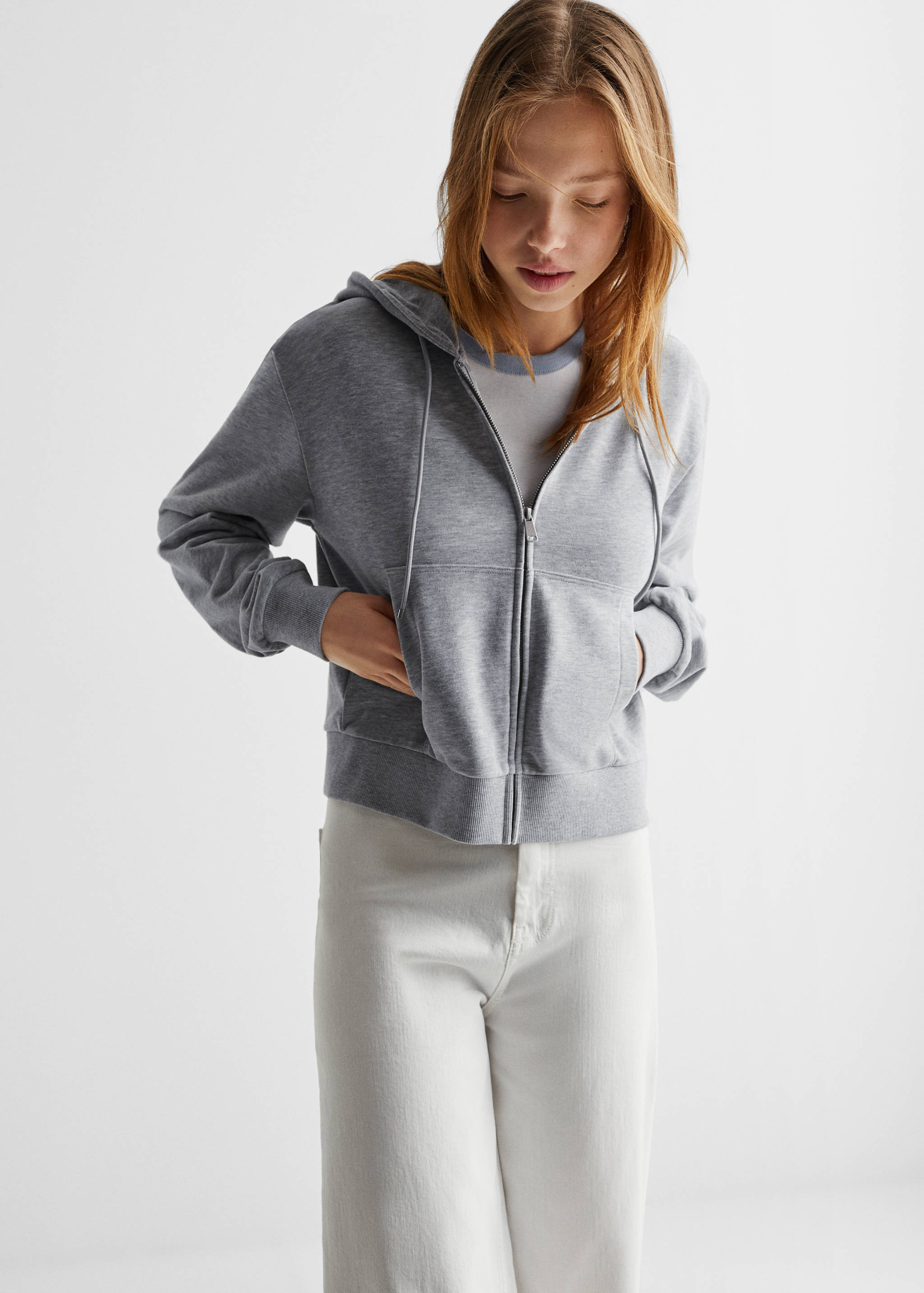 Zipped hoodie - Medium plane