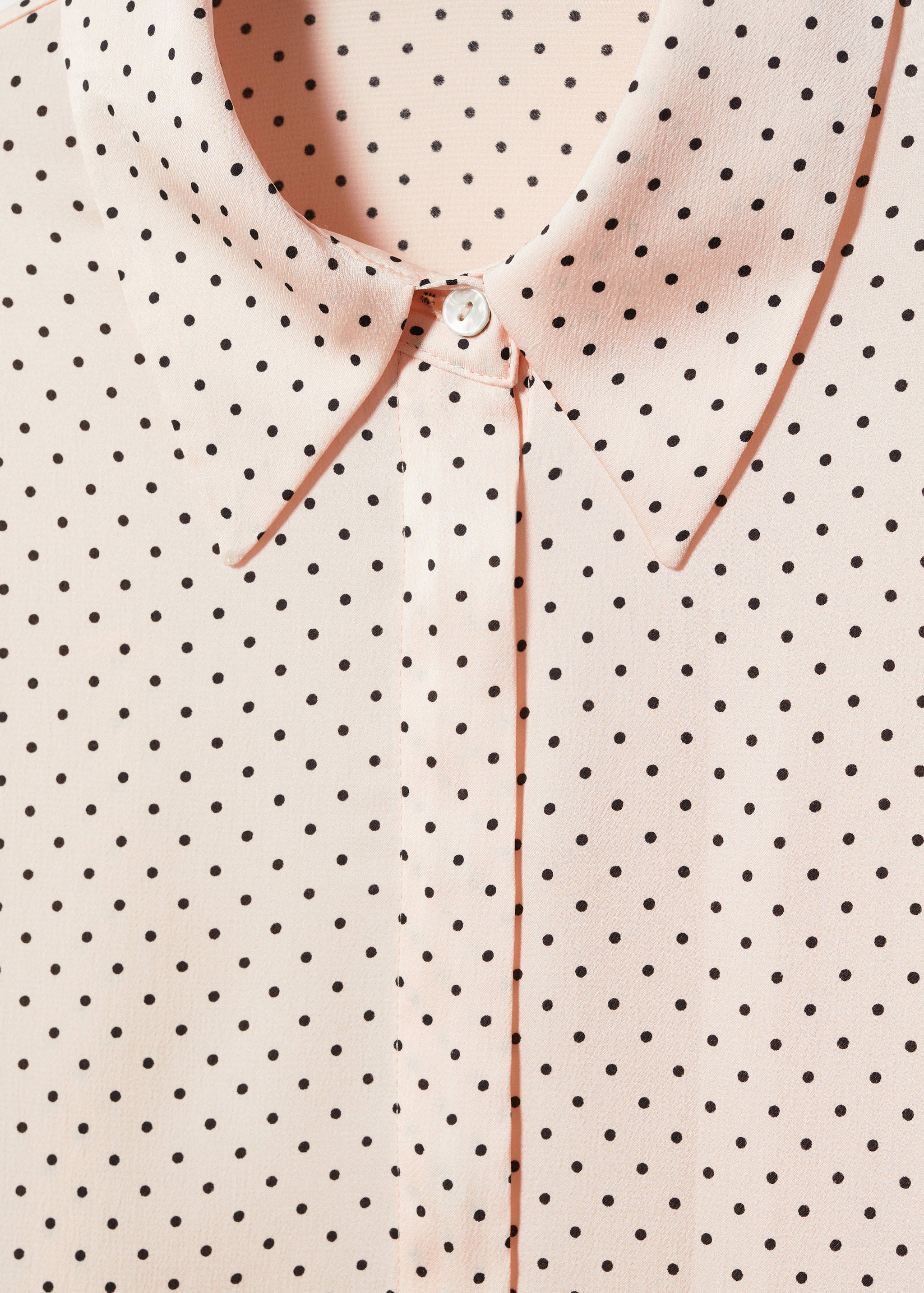 Satin finish flowy shirt - Details of the article 8