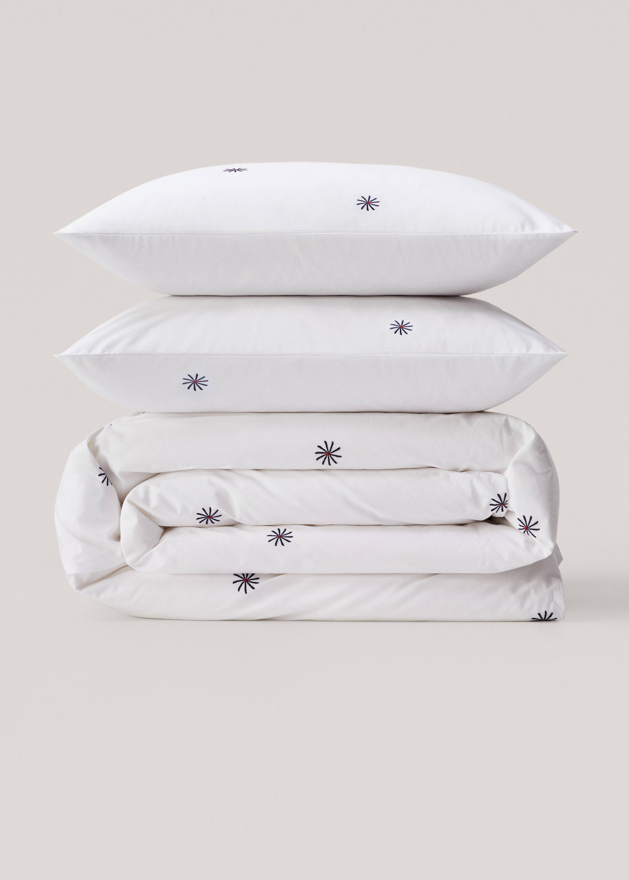 Broderat påslakan 90 cm säng - Artikel utan modell