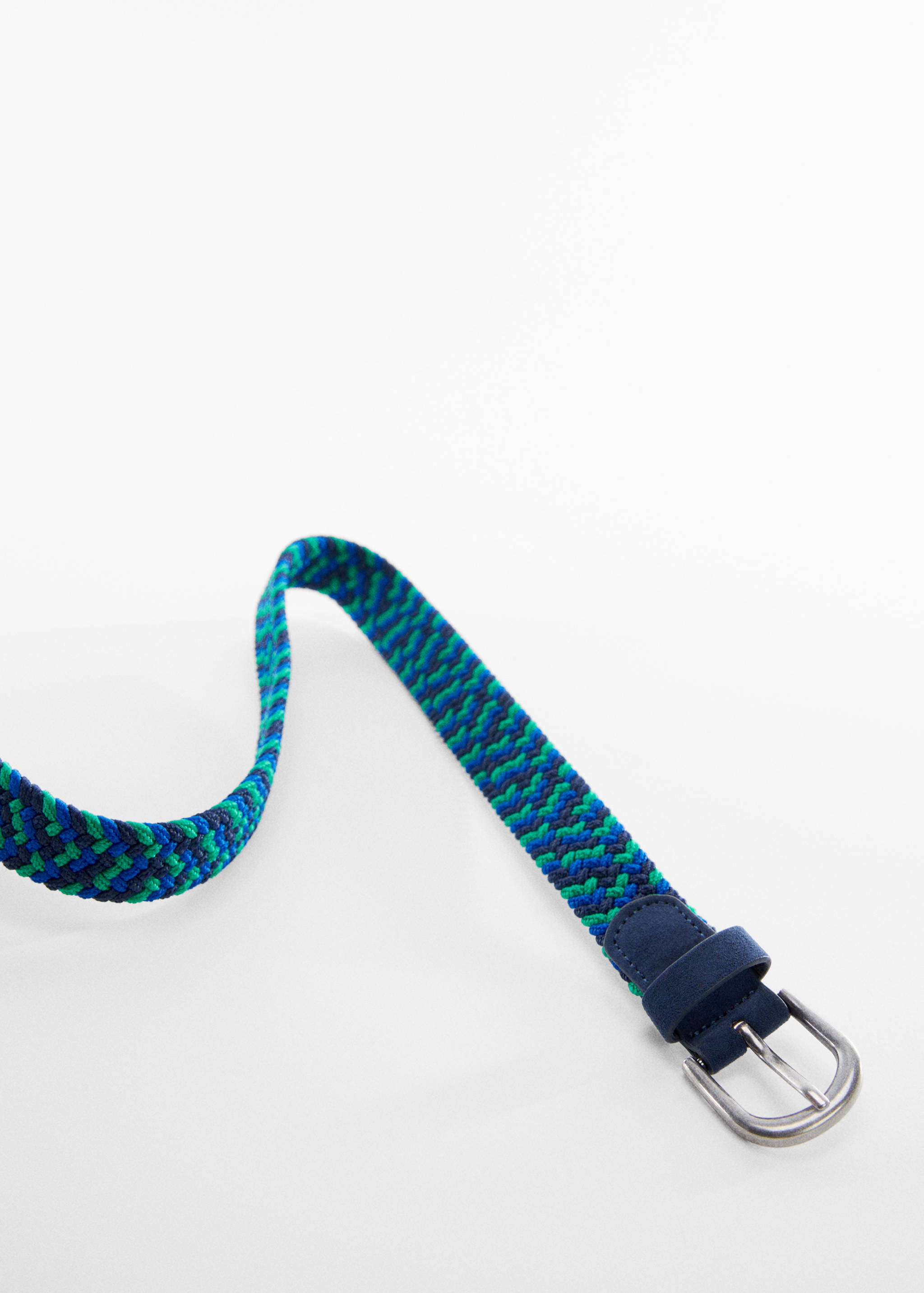 Braided buckle belt - Medium plane