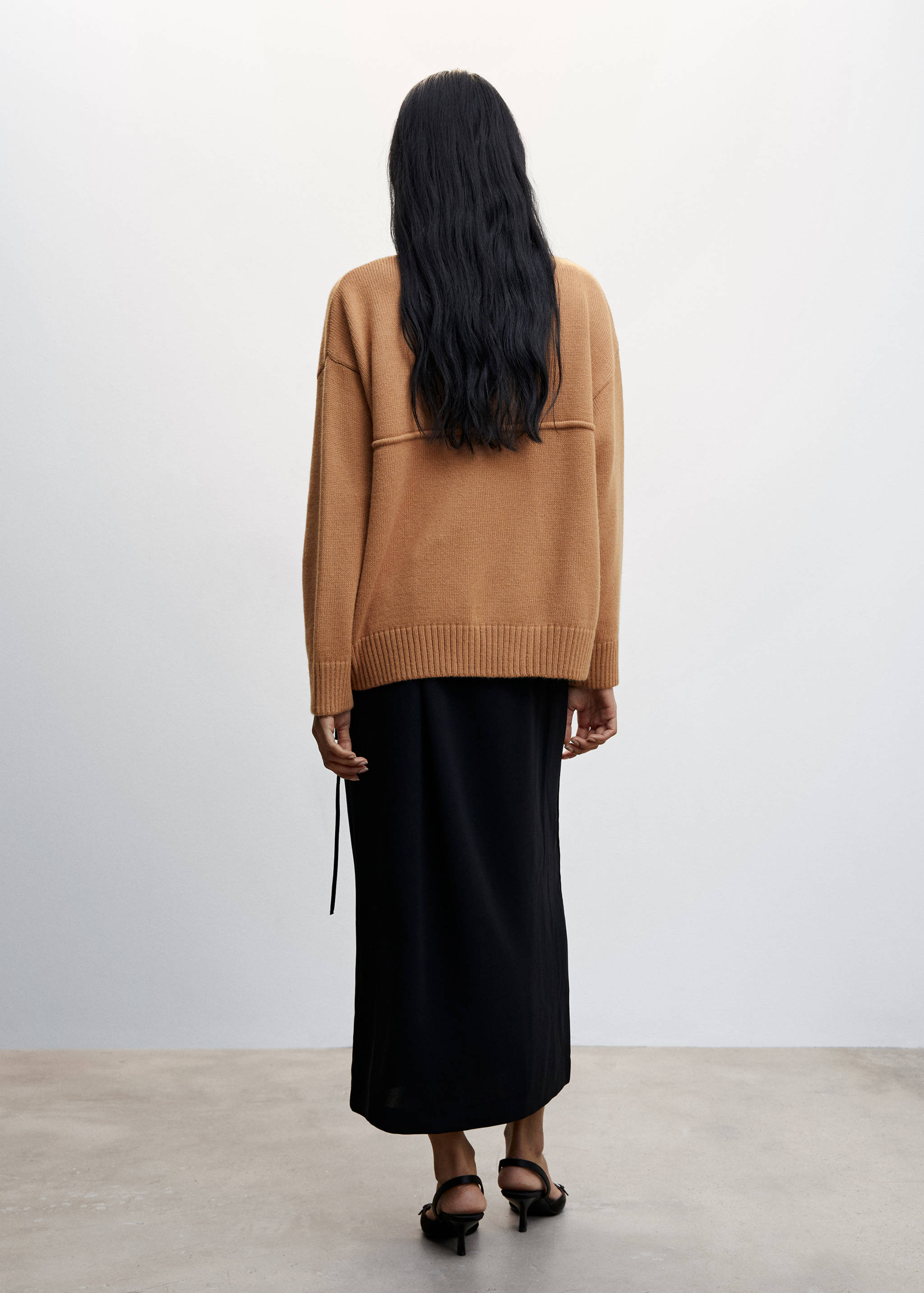 Cárdigan punto bolsillos - Reverso del artículo