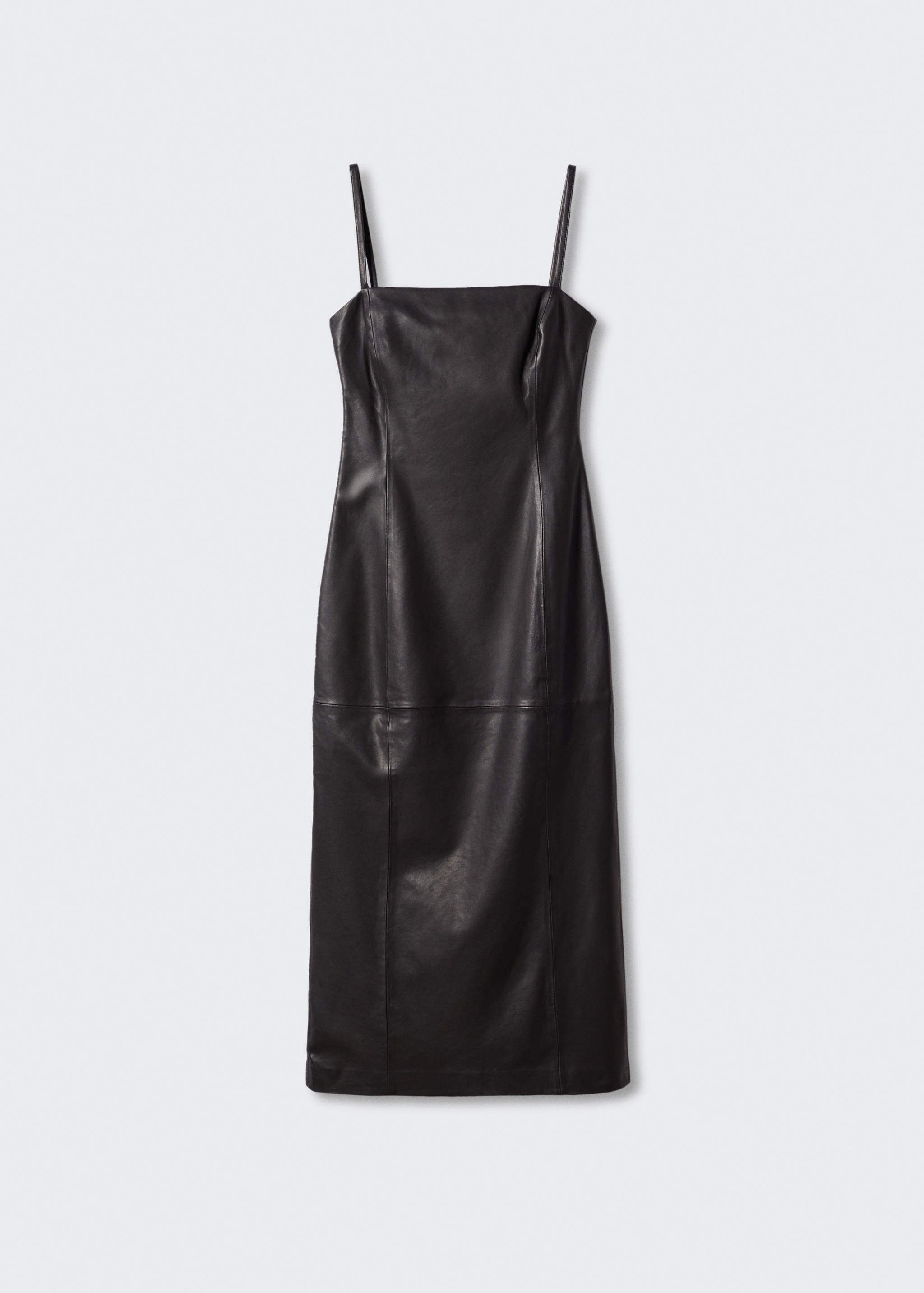 Leather dress with straps - Article without model