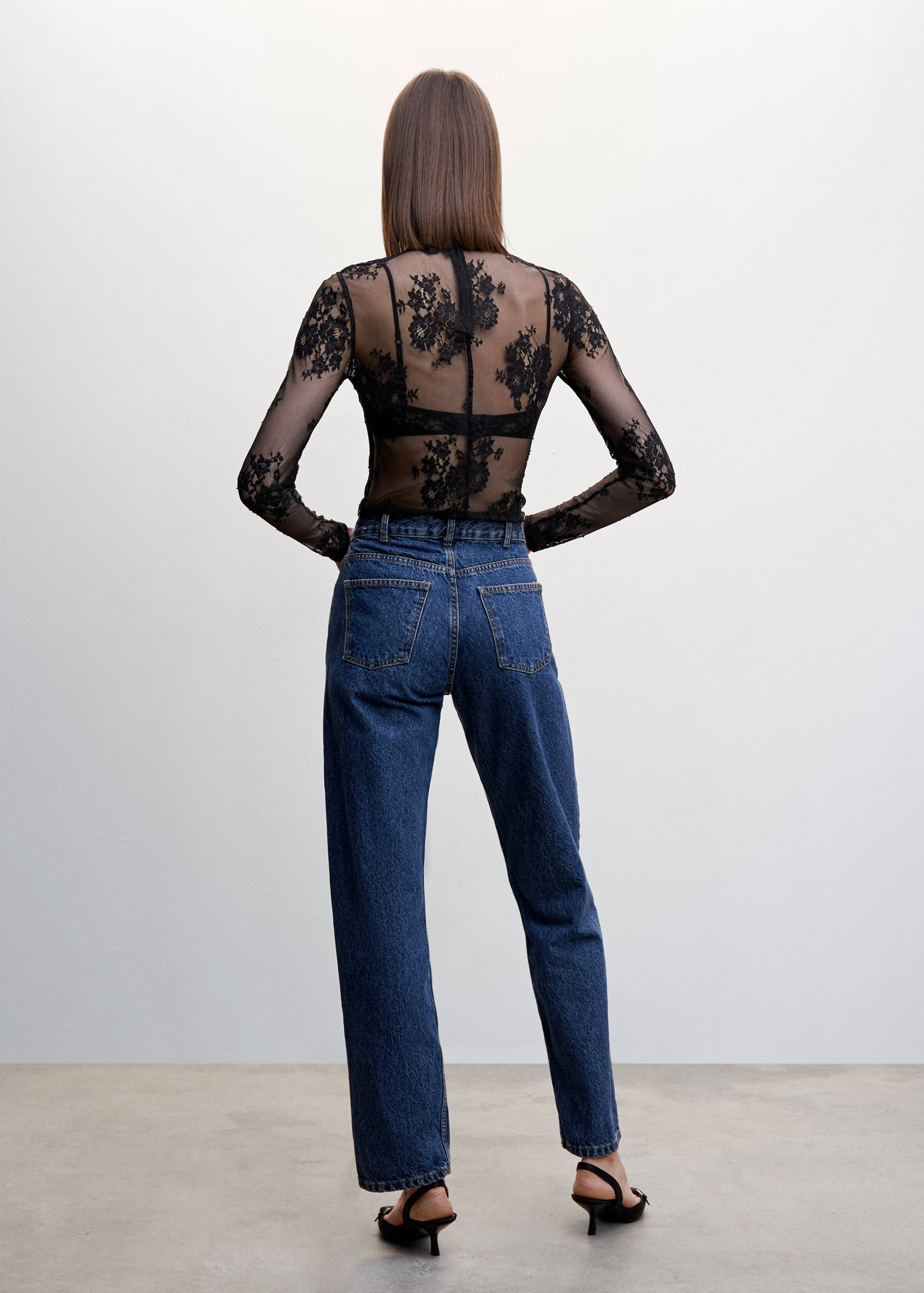 Samarreta punta floral - Revers de l'article