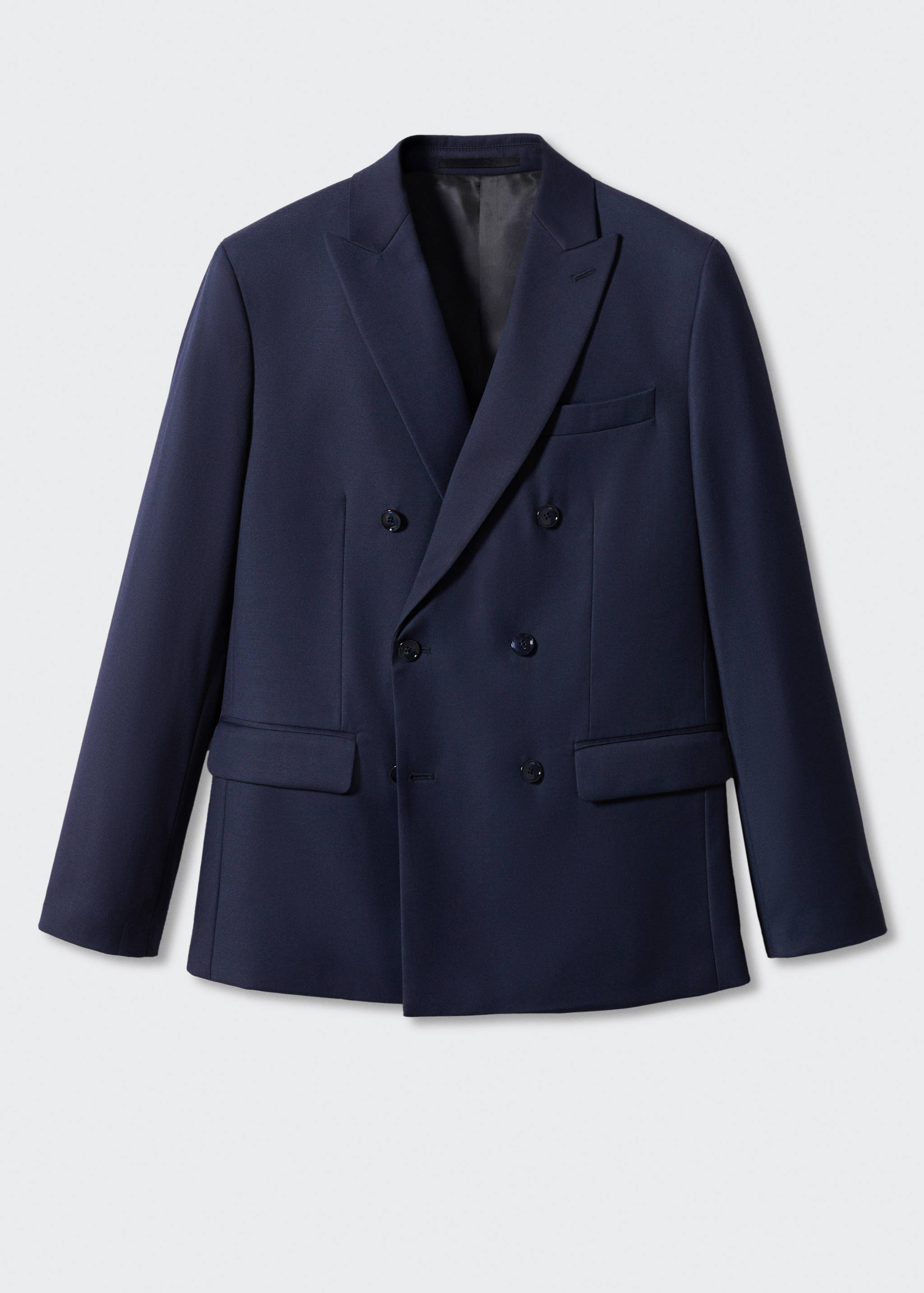 Slim fit-kavaj med omlott - Artikel utan modell