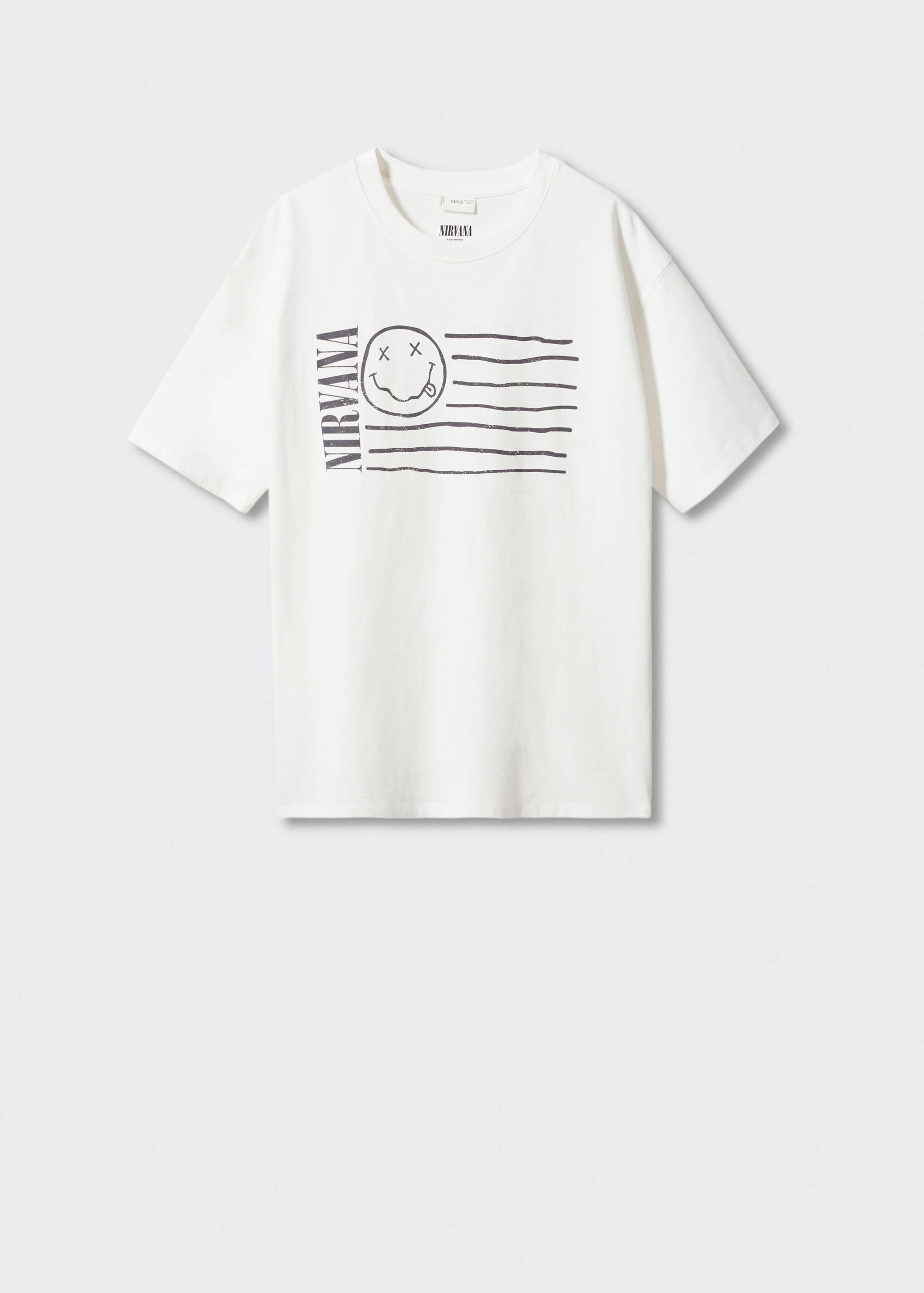 T-Shirt mit Nirvana-Design - Artikel ohne Model