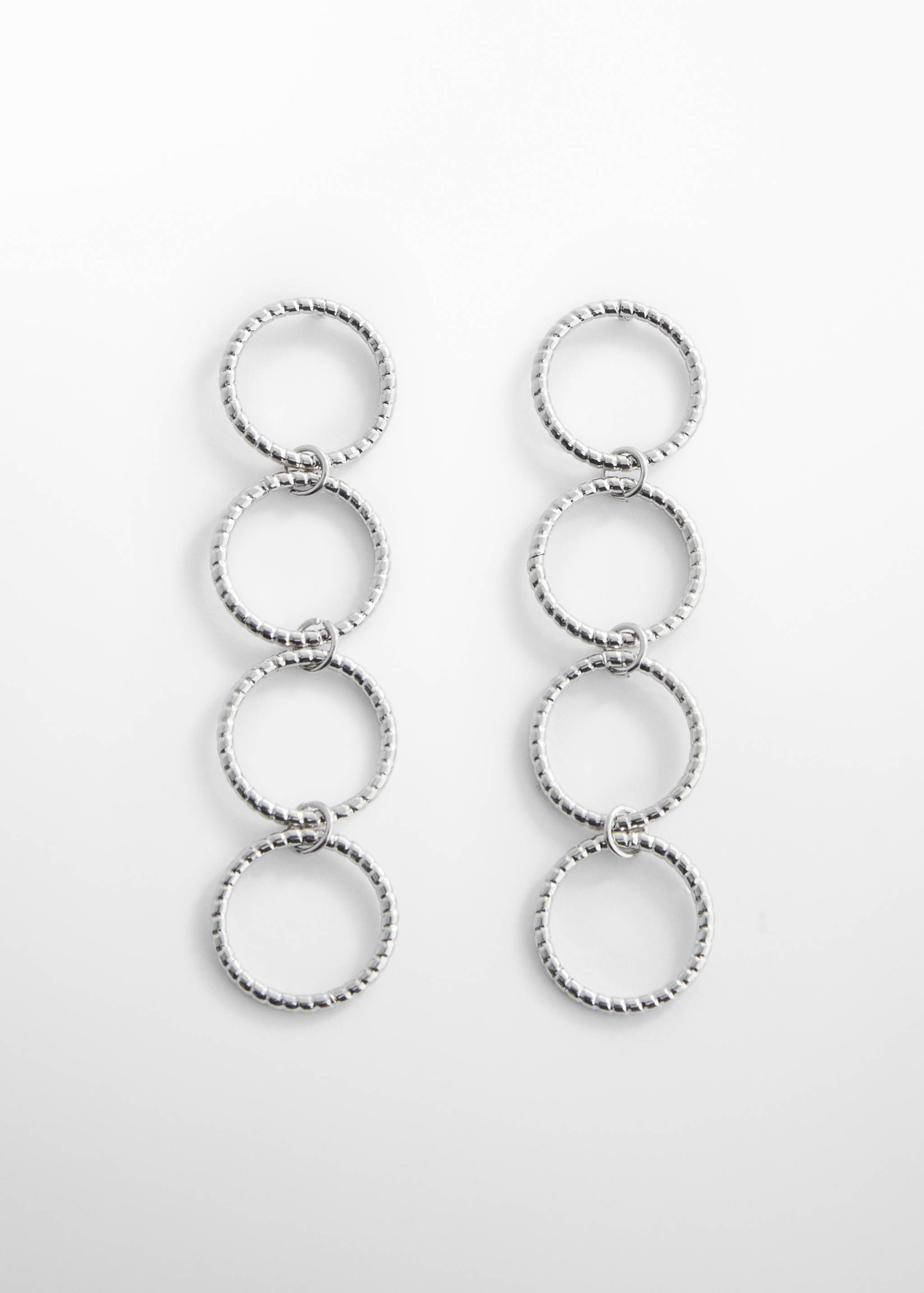 Hoop pendant earrings - Article without model