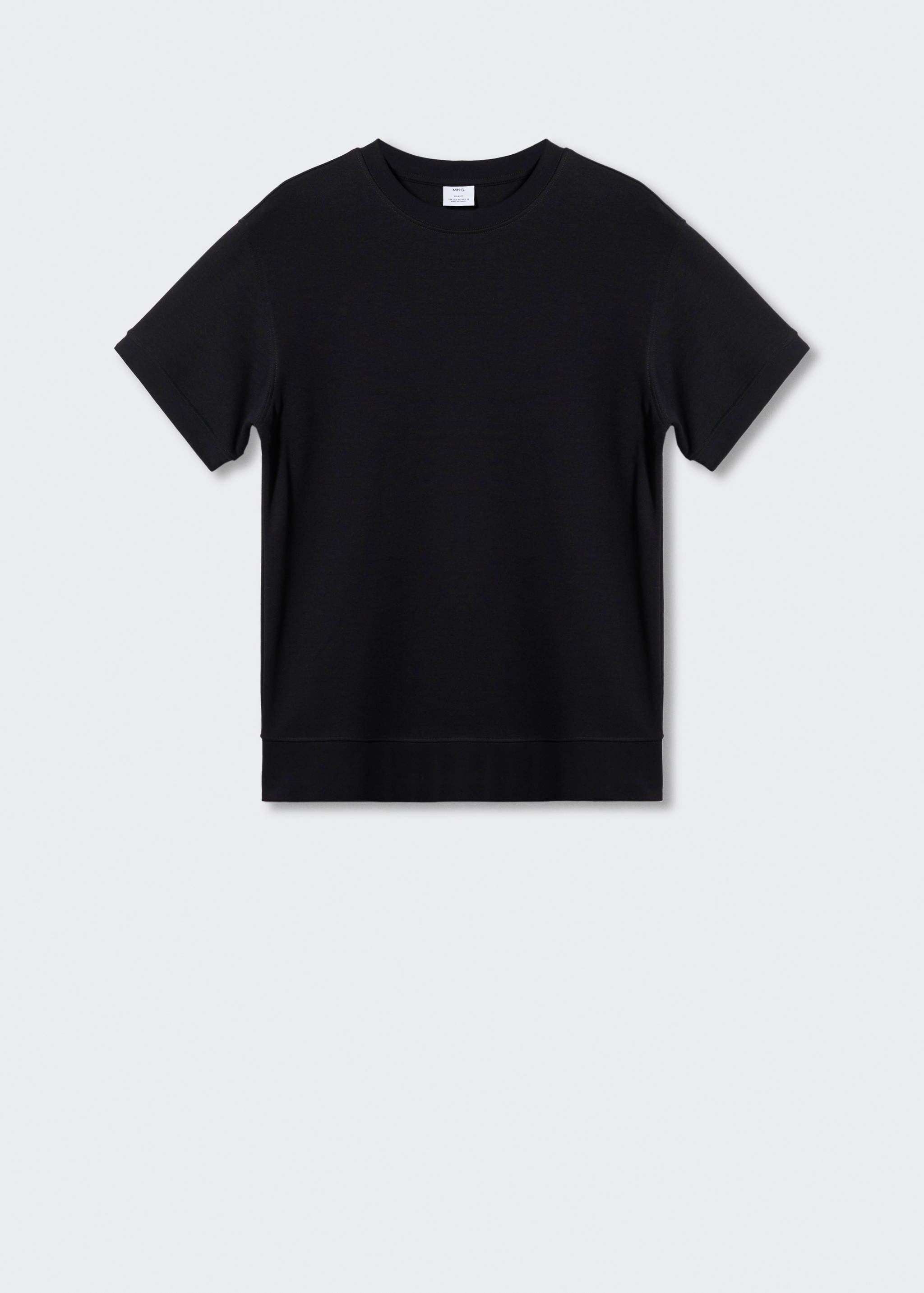 Sweatshirt de felpa com manga curta - Artigo sem modelo