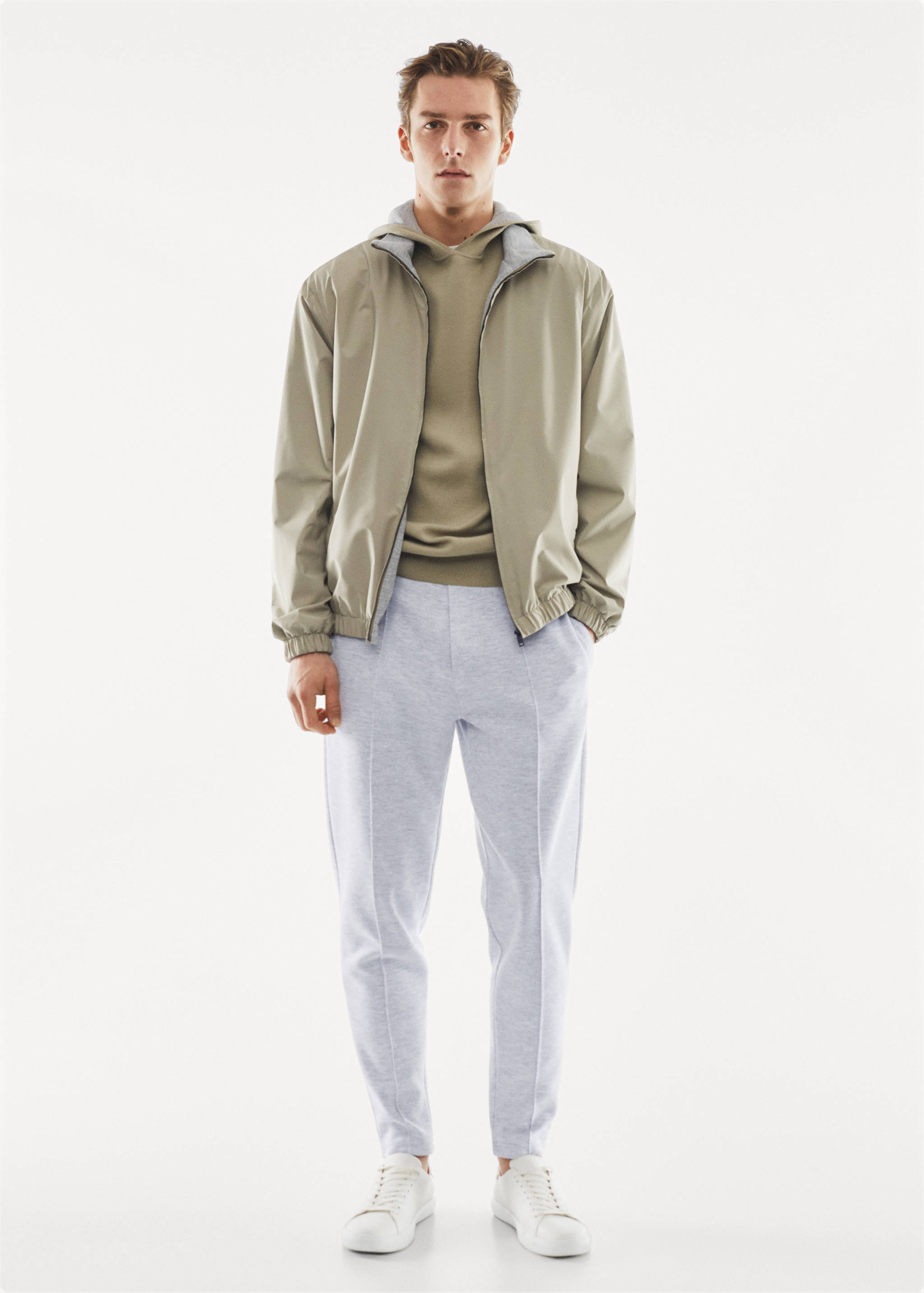 Pantalón jogger felpa algodón - Plano general