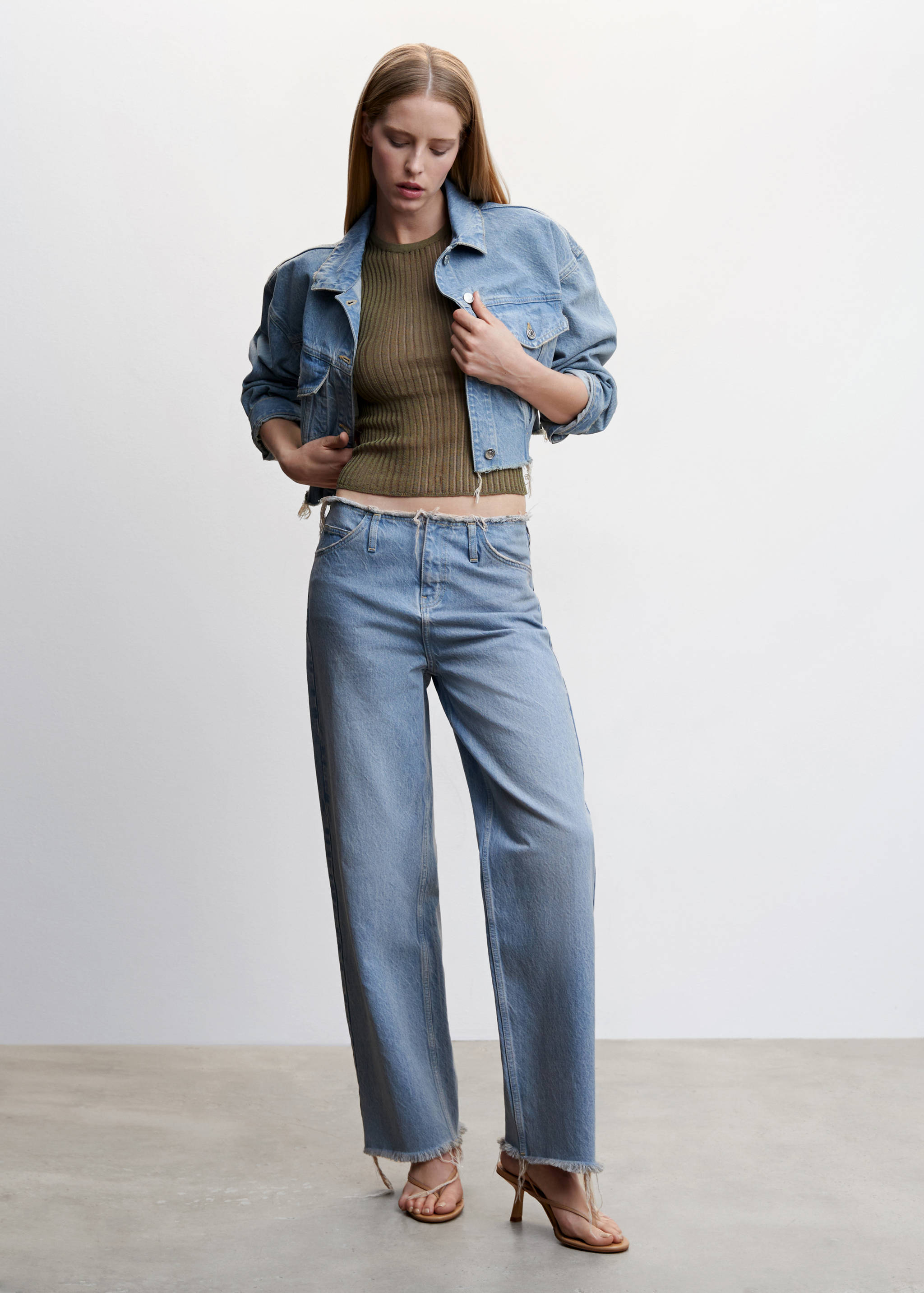 Top canalé punto desagujado - Plano general