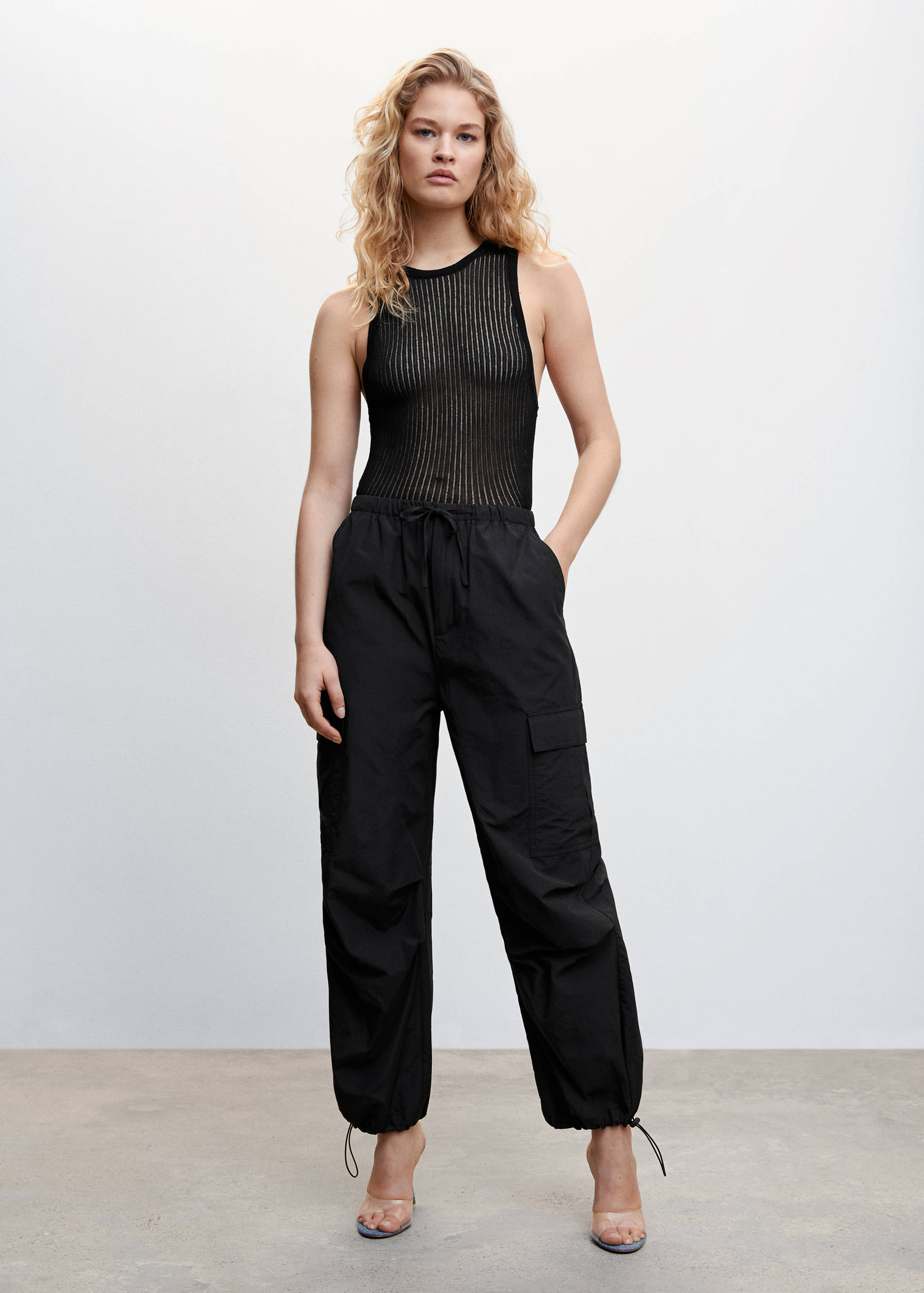 Top canalé punto desagujado - Plano general