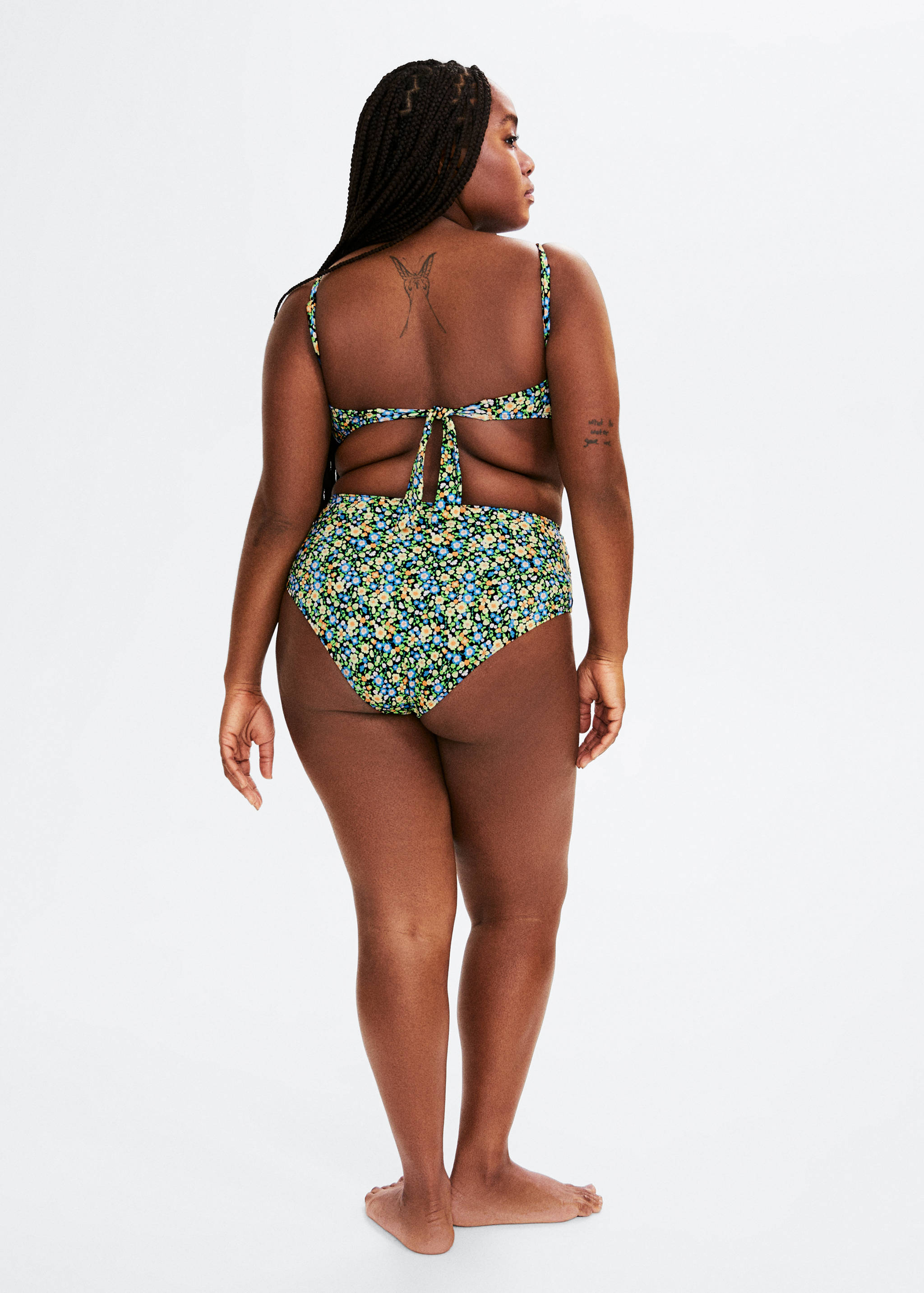 High-waist bikini bottoms - Reverse of the article