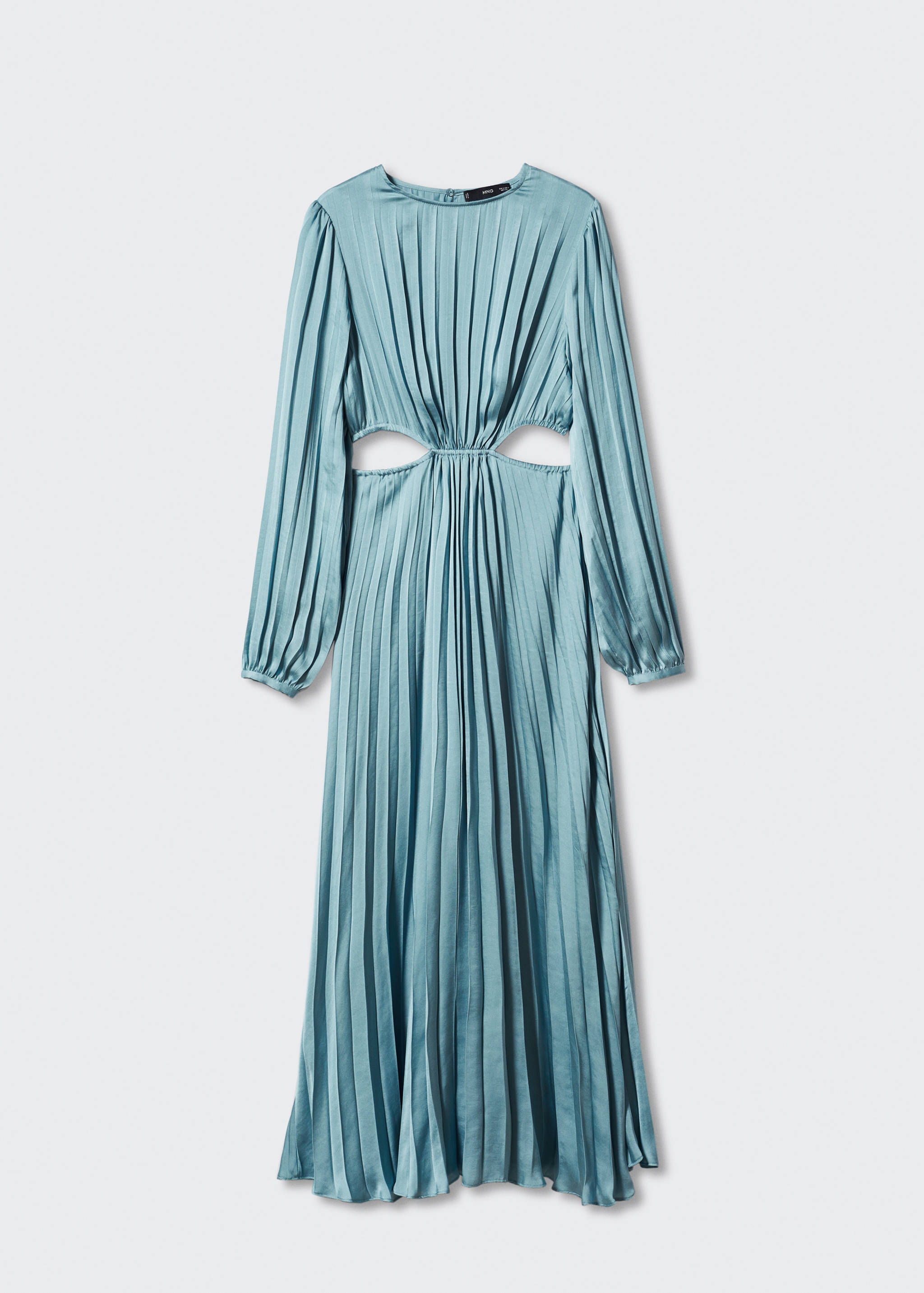 Pleated satin dress - Article without model