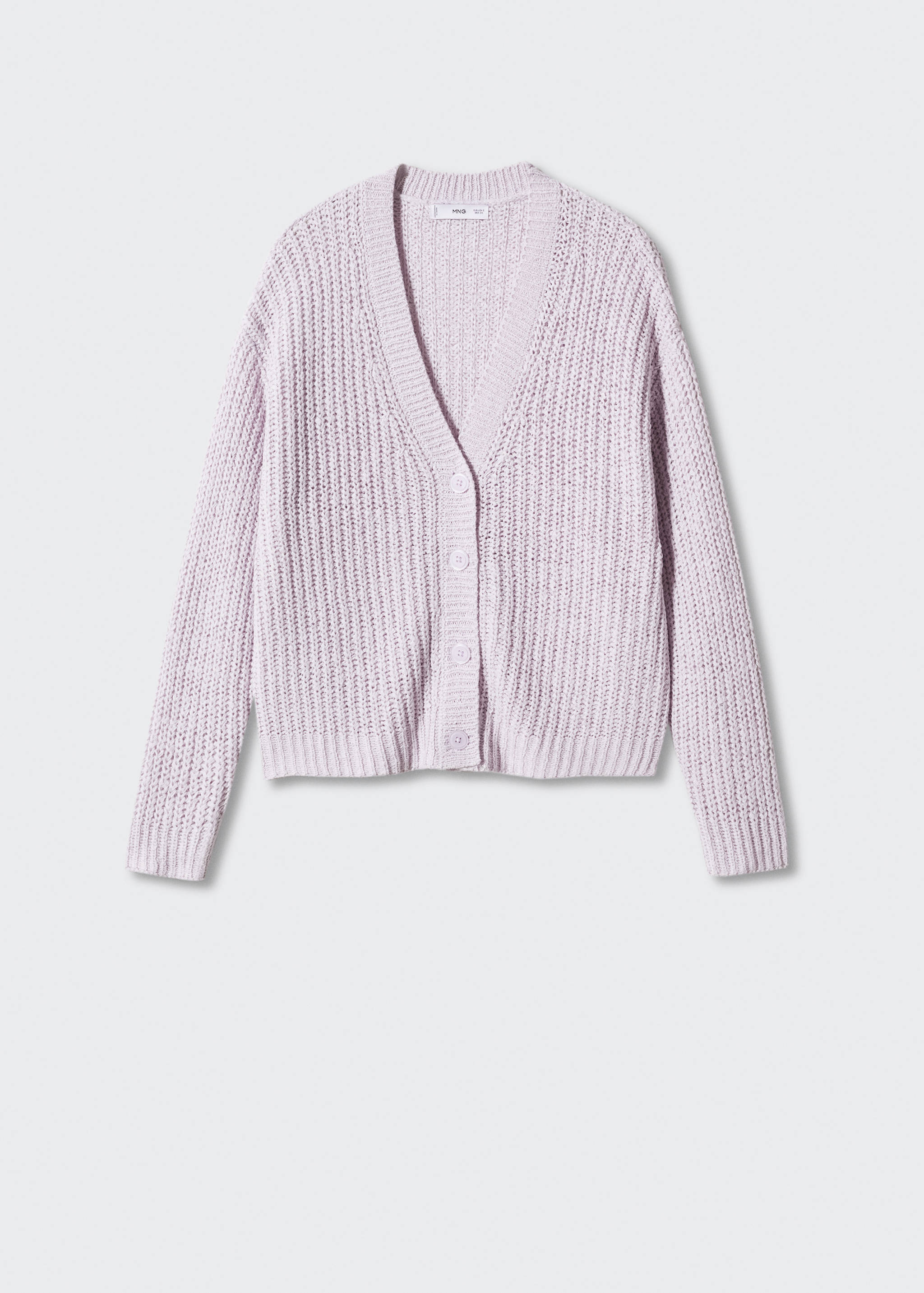 V-neck knitted cardigan - Article without model