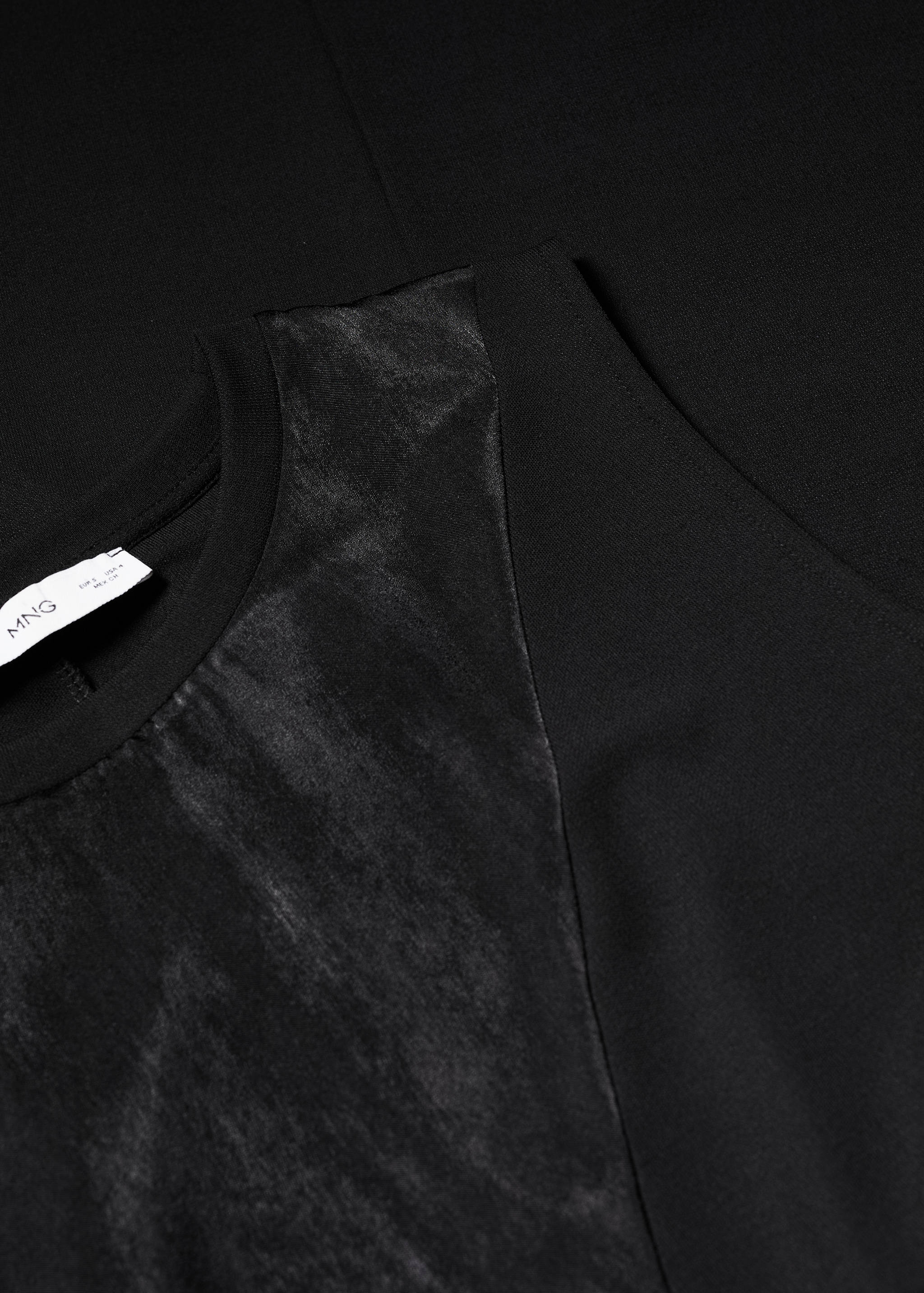 Satin panel dress - Details of the article 8