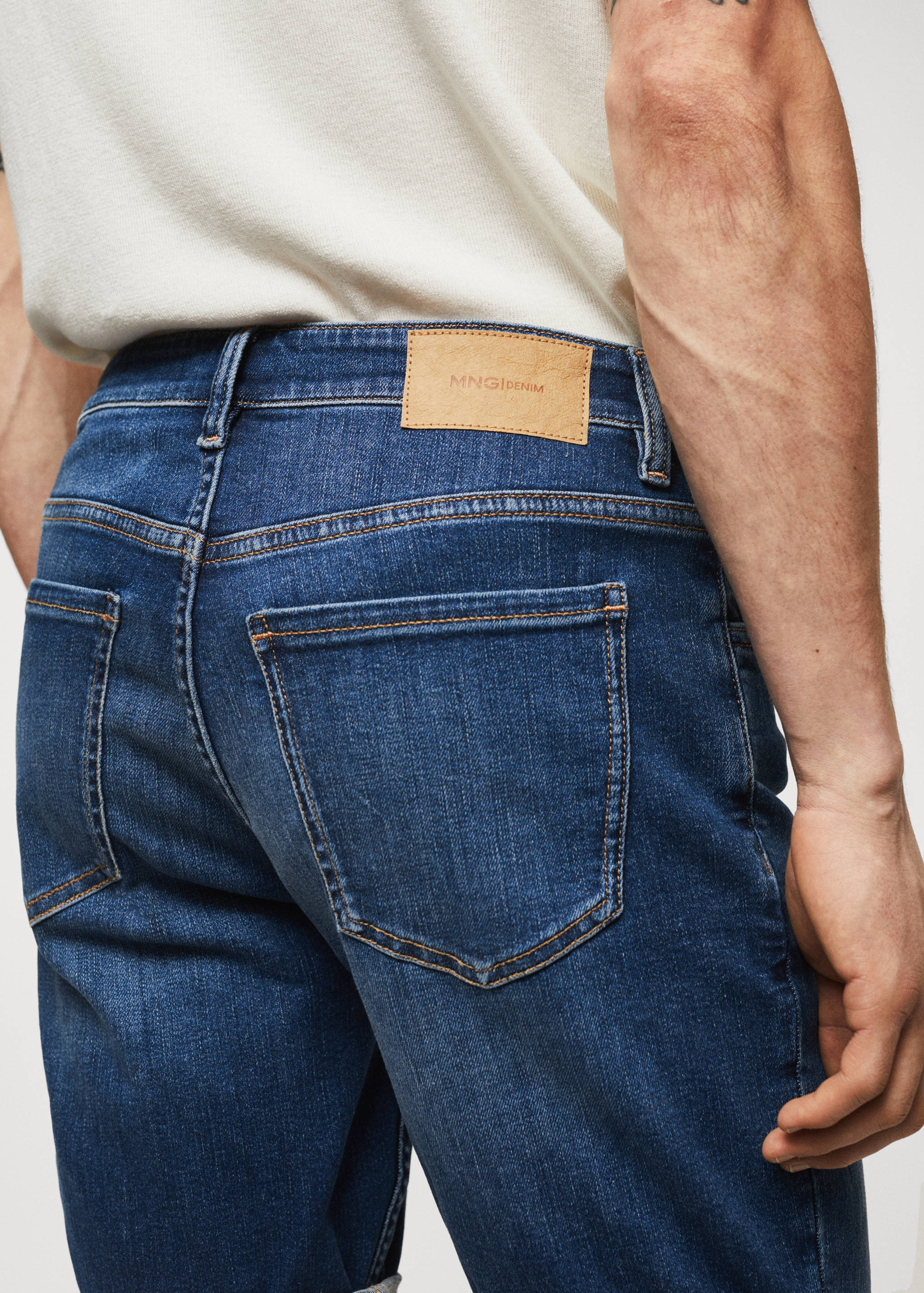 Slim Fit-Jeans-Bermudashorts - Detail des Artikels 6