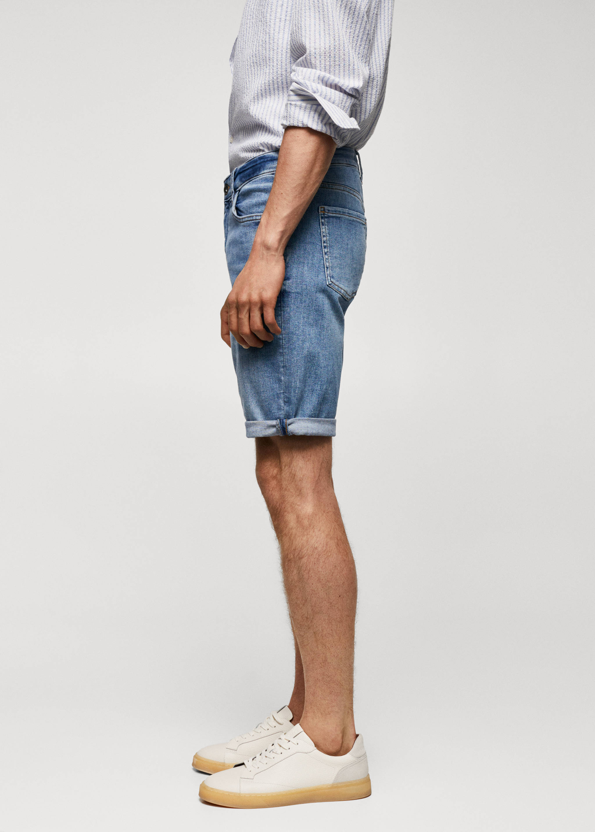 Slim Fit-Jeans-Bermudashorts - Detail des Artikels 2