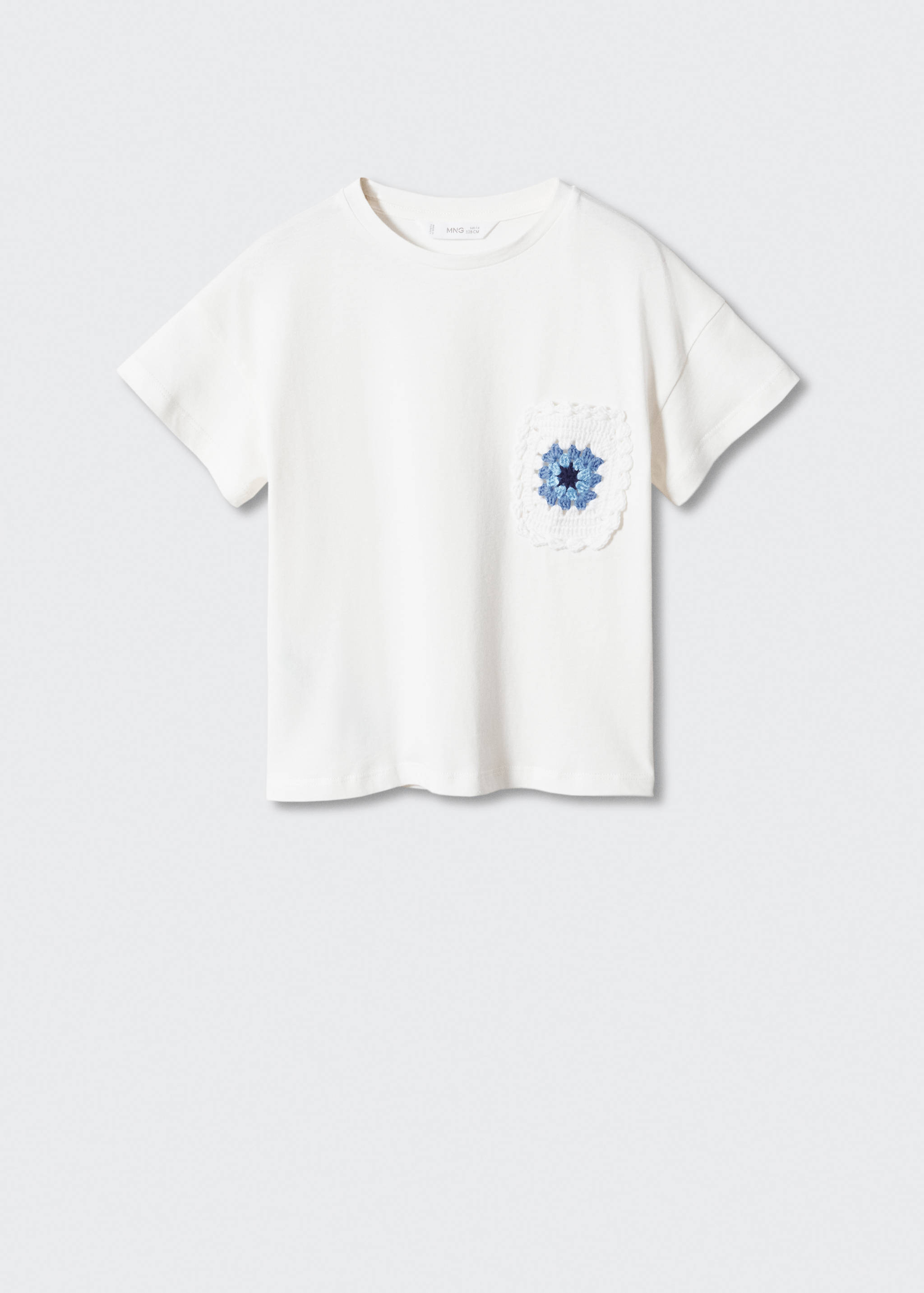 Camiseta algodón detalle bordado - Artículo sin modelo