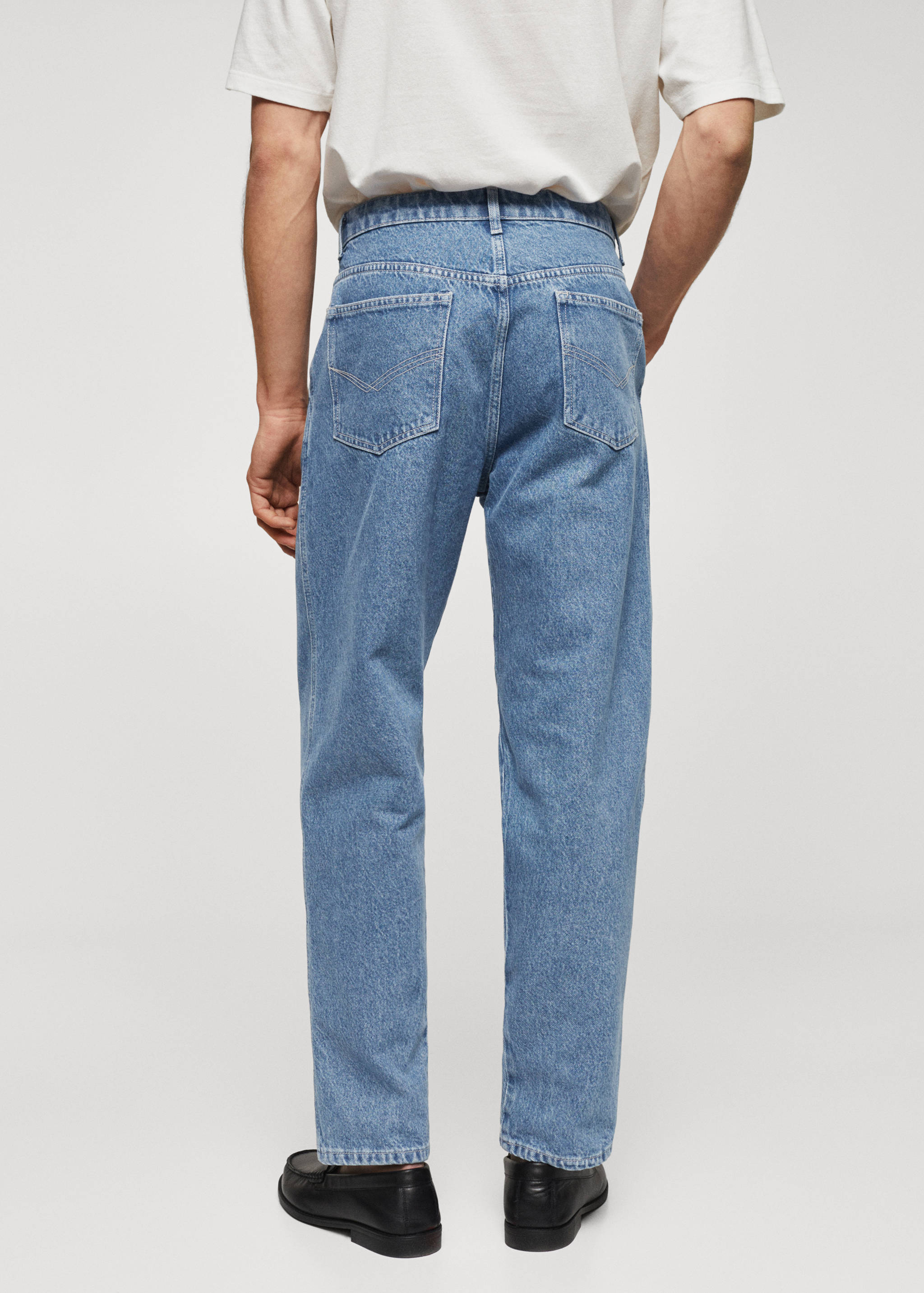 Dart slouchy jeans - Reverse of the article