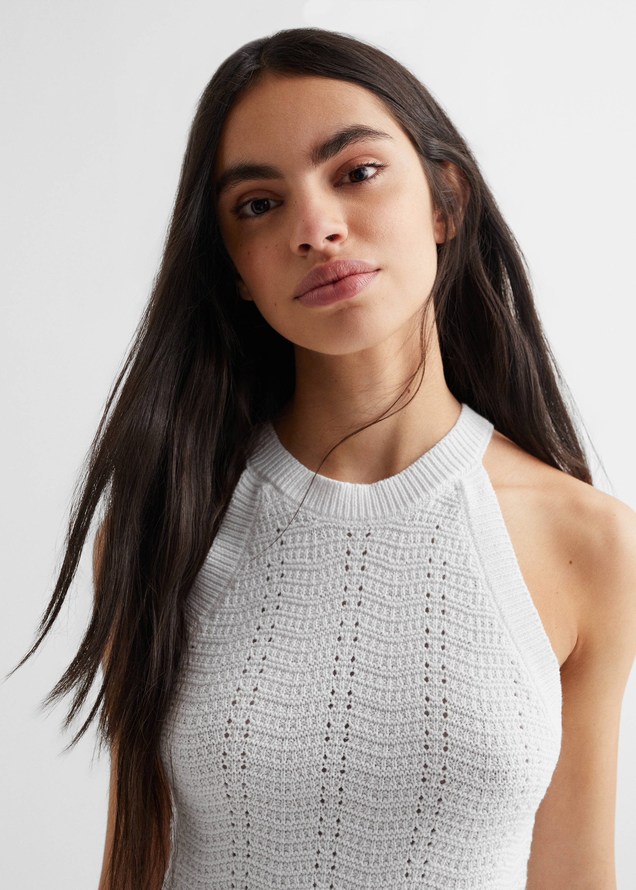 Openwork cotton top - Details of the article 1