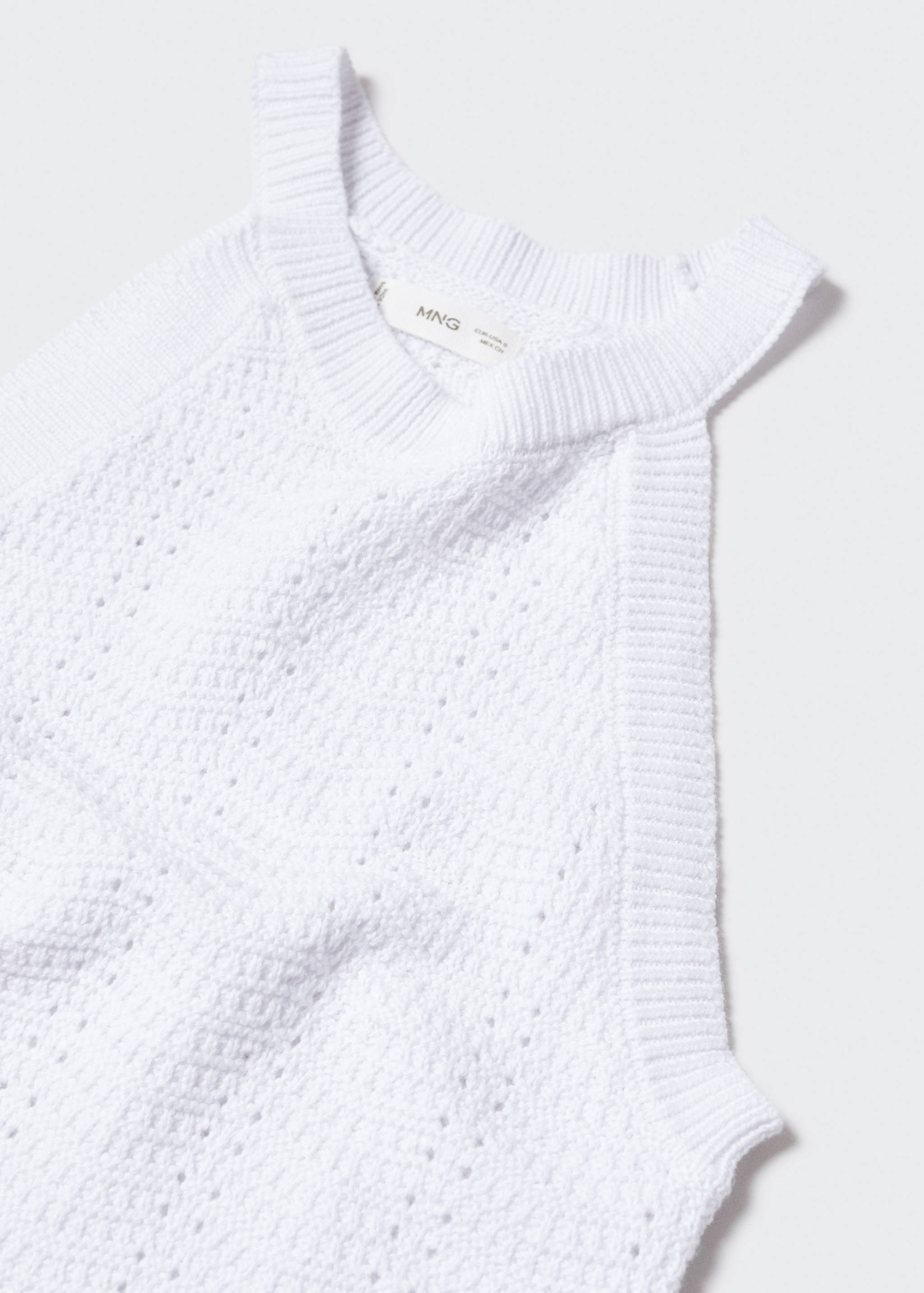 Openwork cotton top - Details of the article 8