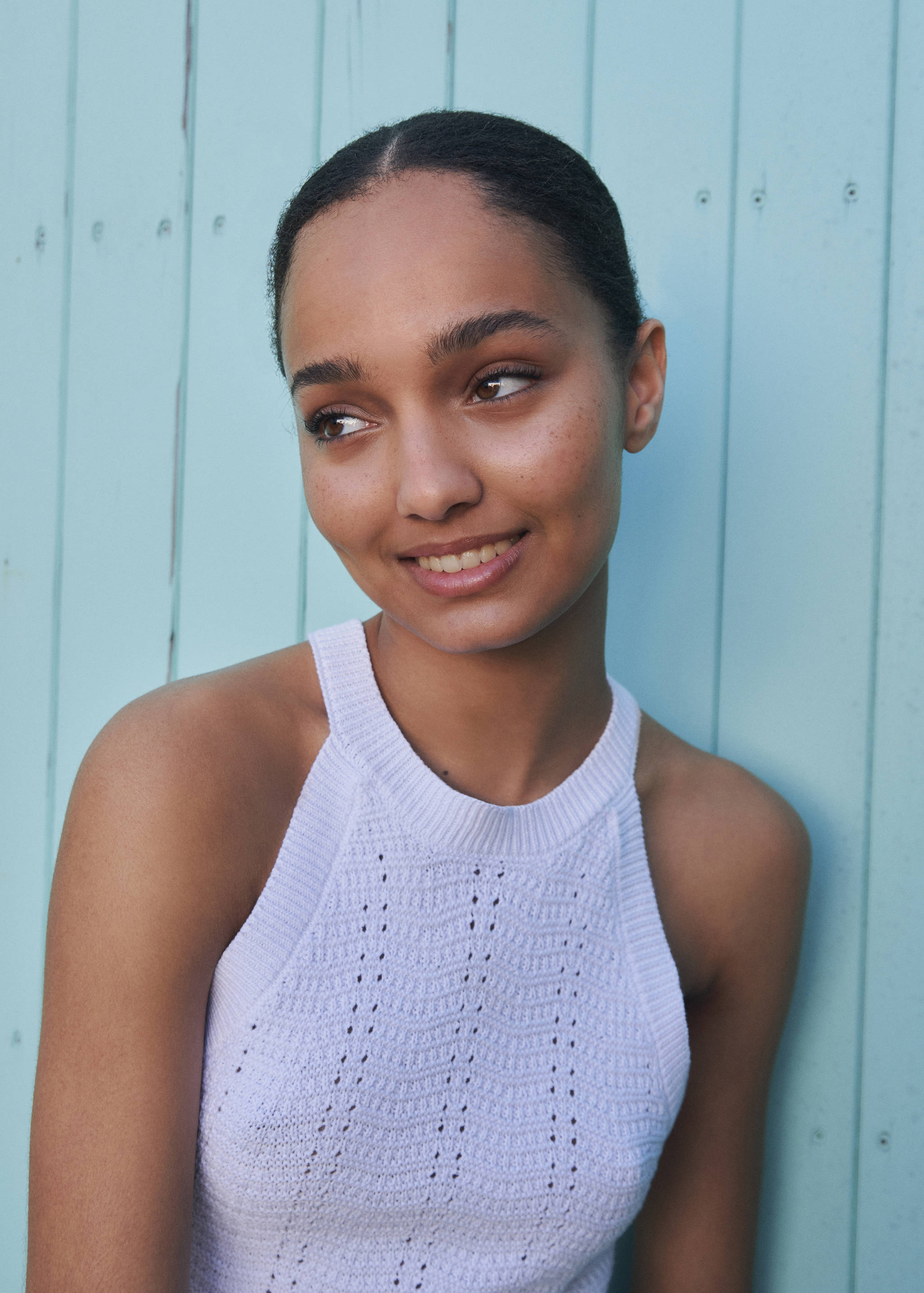 Openwork cotton top - Details of the article 5