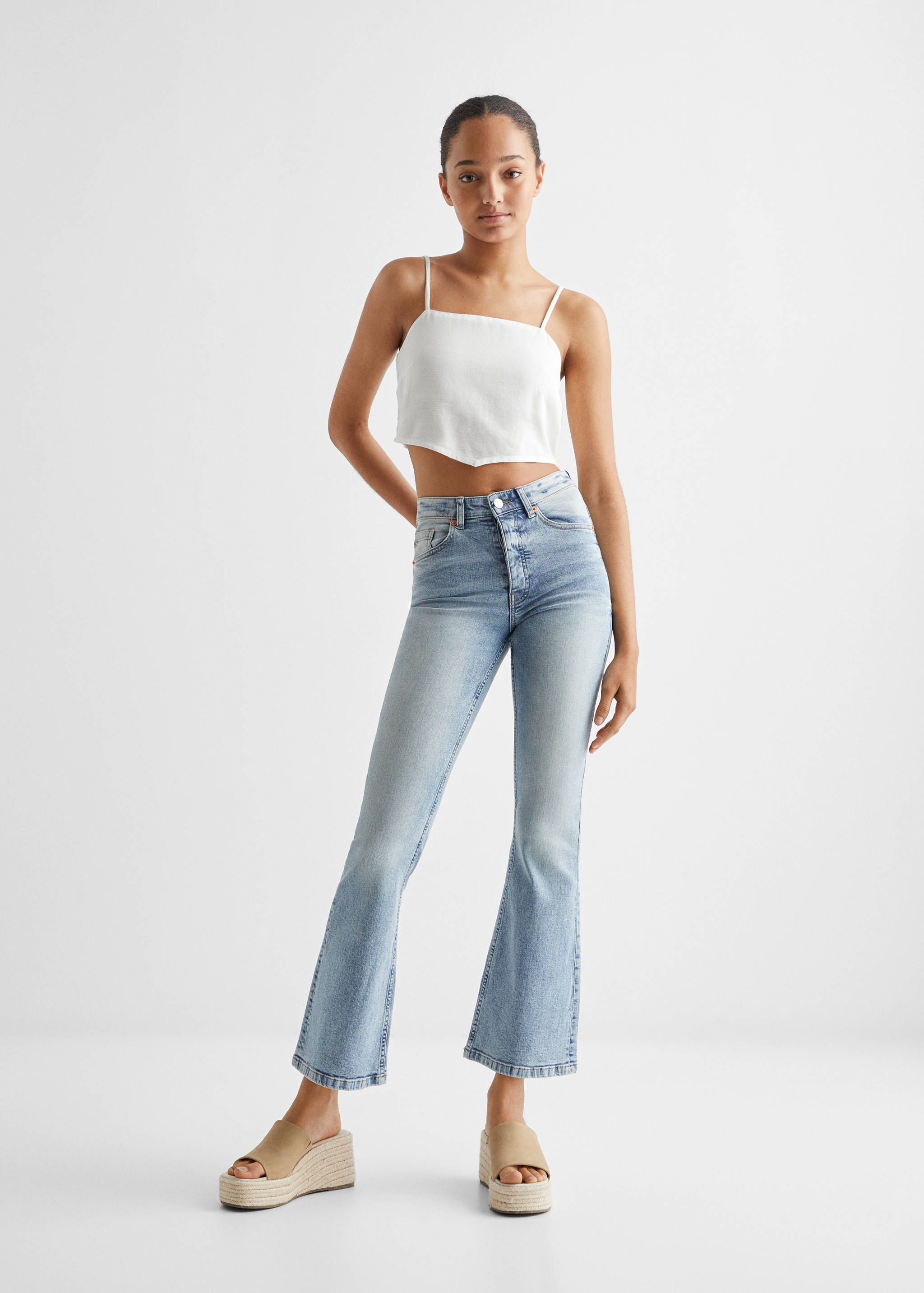 Flowy crop top - General plane