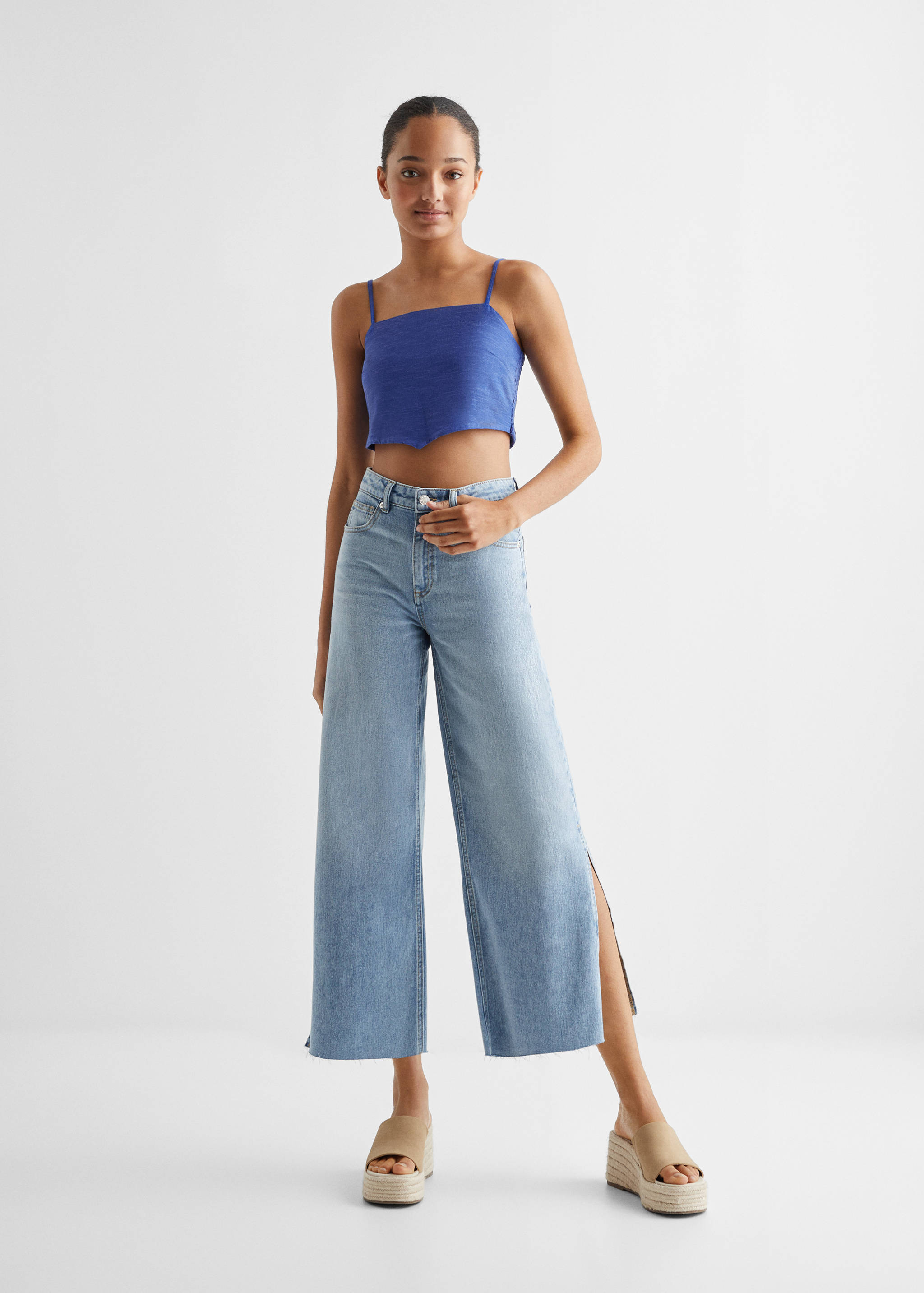 Flowy crop top - General plane