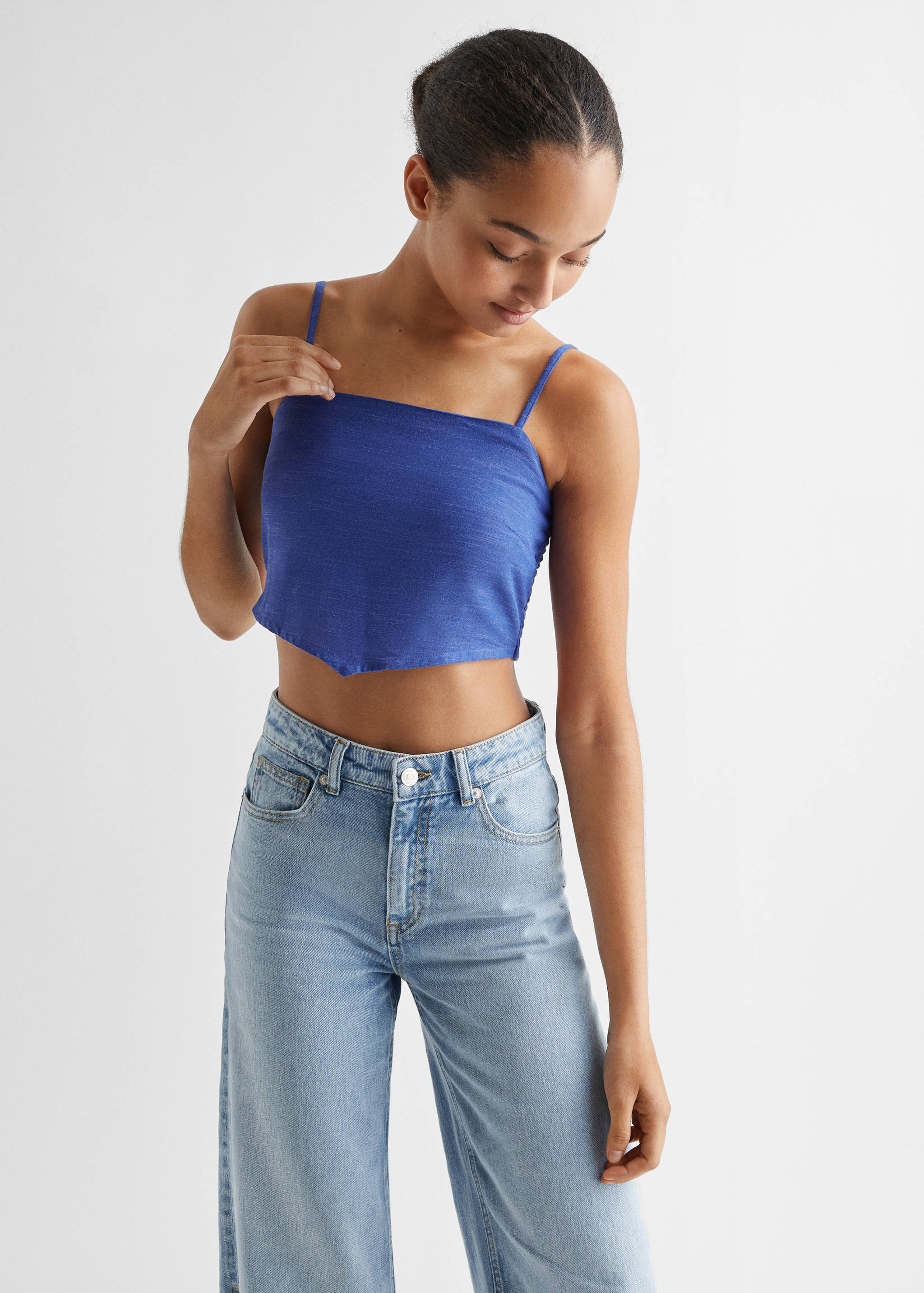 Flowy crop top - Medium plane