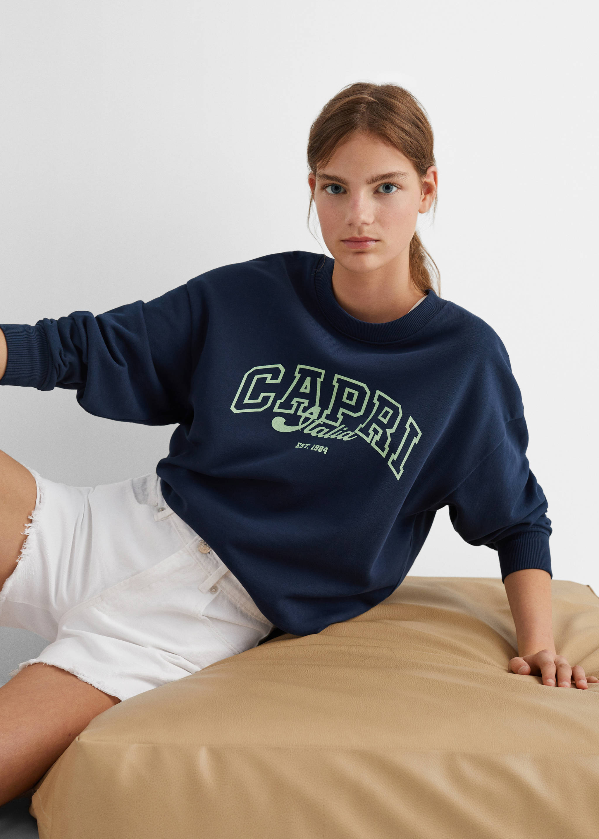 Bawełniana bluza ze wzorem - Szczegóły artykułu 2