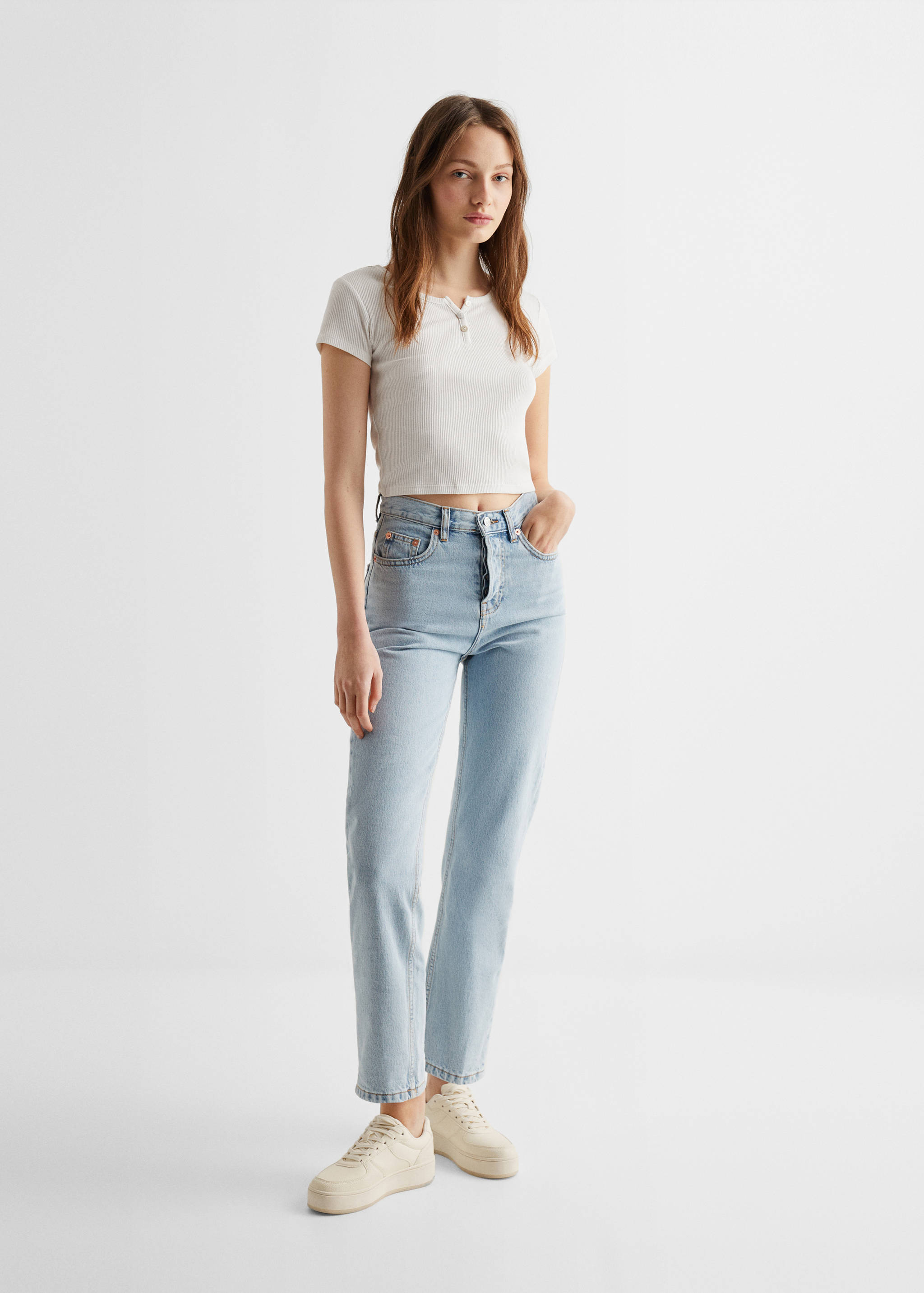 Knitted short-sleeve t-shirt - General plane