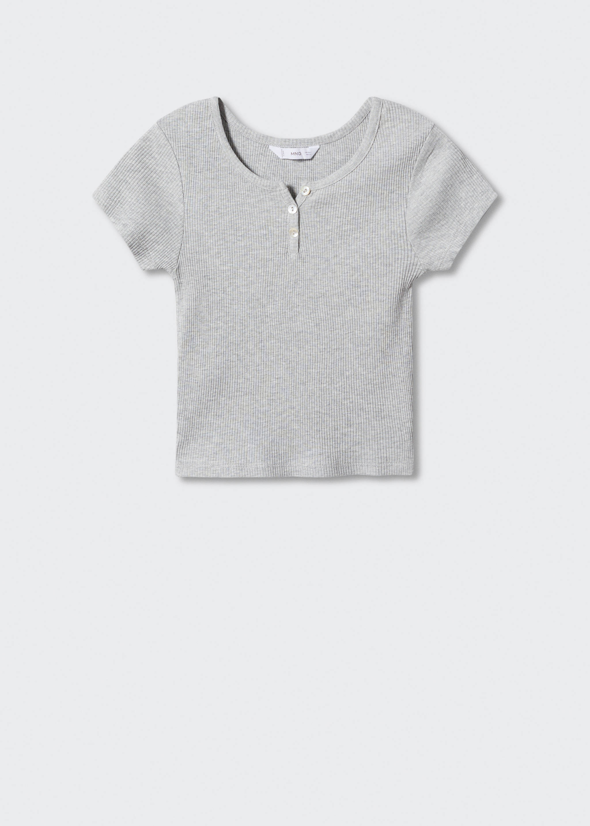 Knitted short-sleeve t-shirt - Article without model