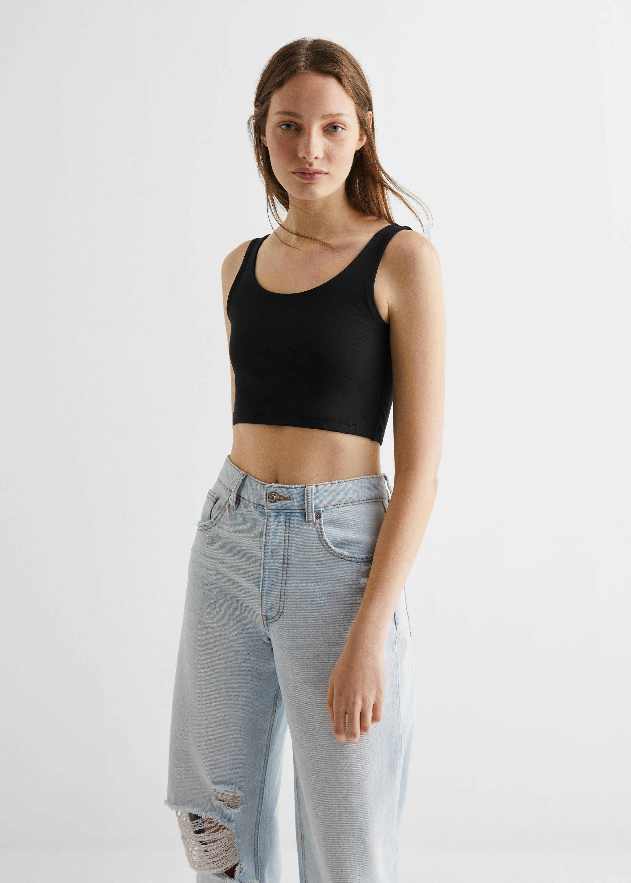 Basic-Trägertop - Mittlere Ansicht