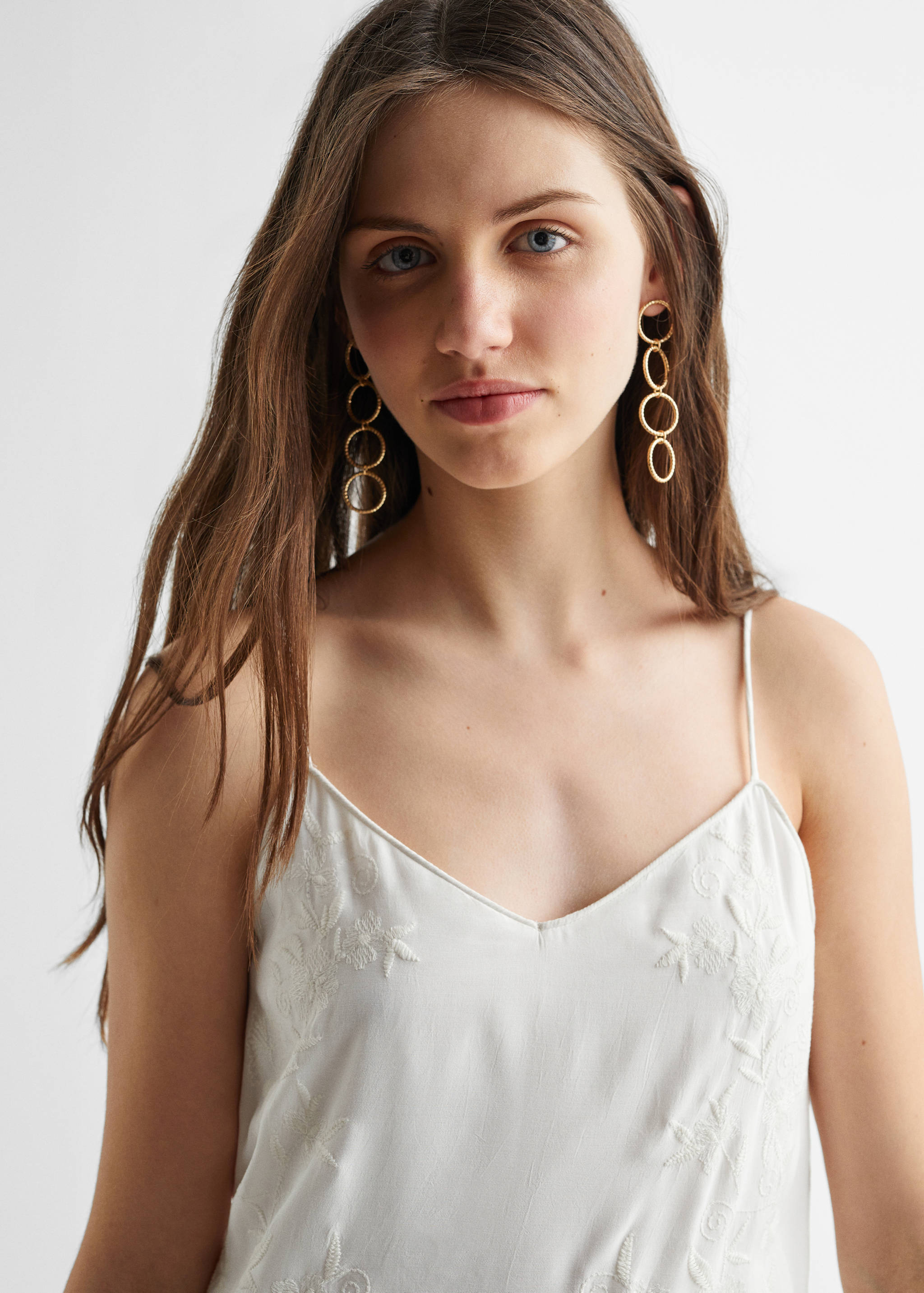 Robe longue brodée - Détail de l'article 1