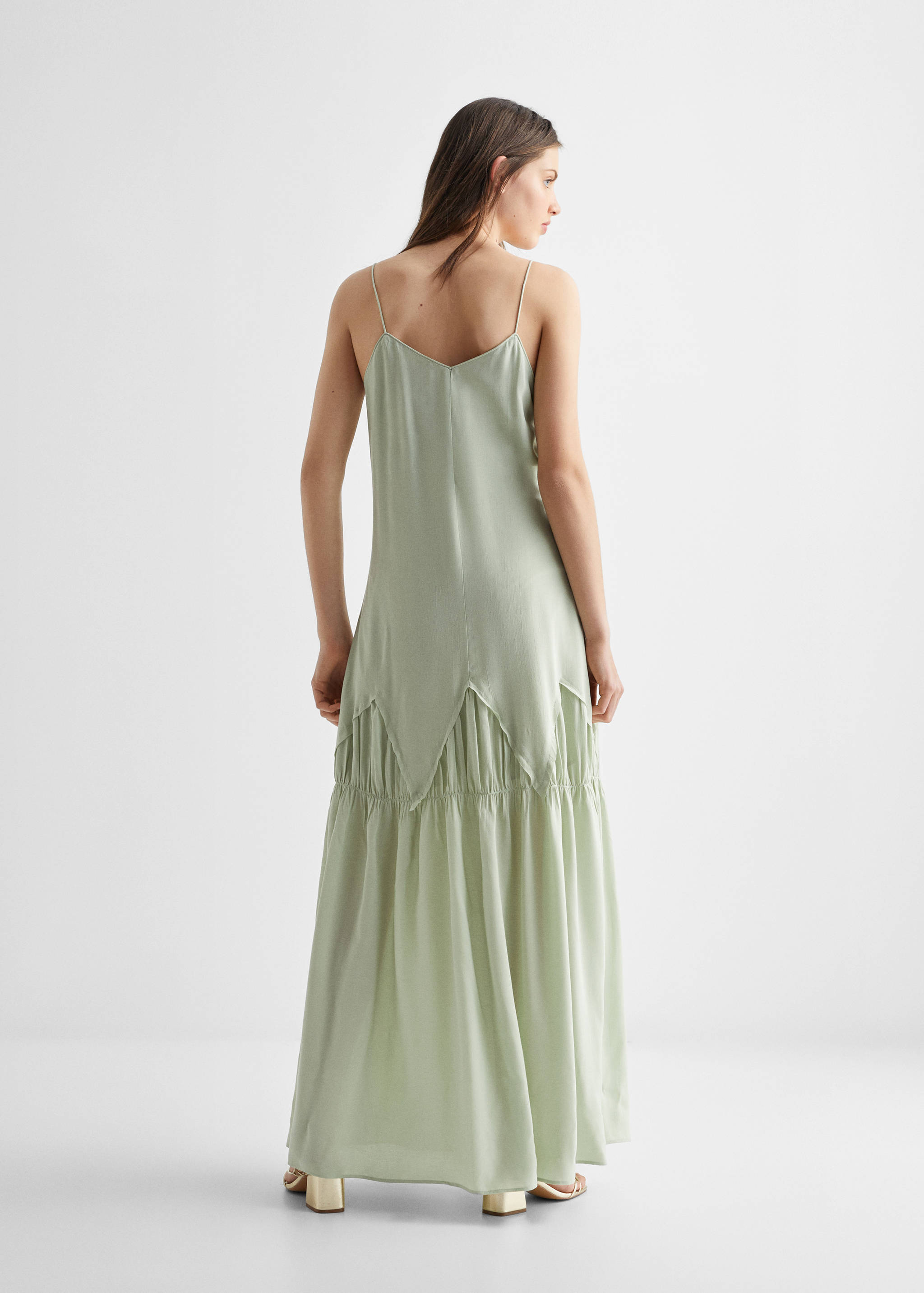 Vestit llarg brodat - Revers de l'article